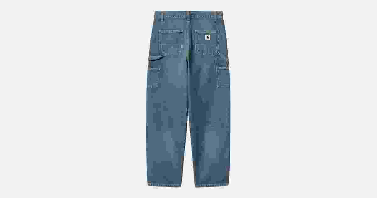 Carhartt WIP W' Brandon Double Knee Pant, Blue | Official Carhartt WIP W' Brandon Double Knee Pant, Blue | Official