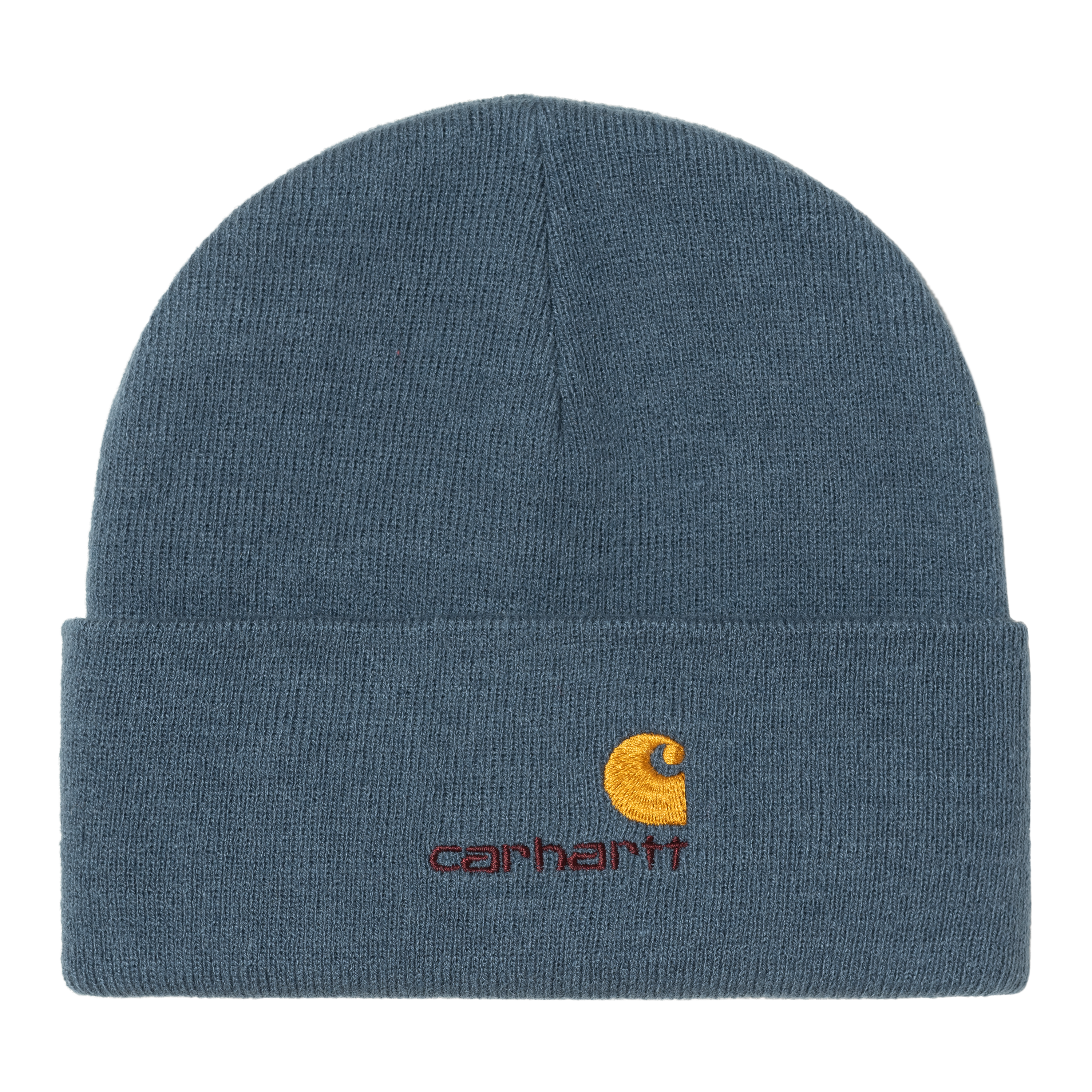 Carhartt WIP American Script Beanie in Blu