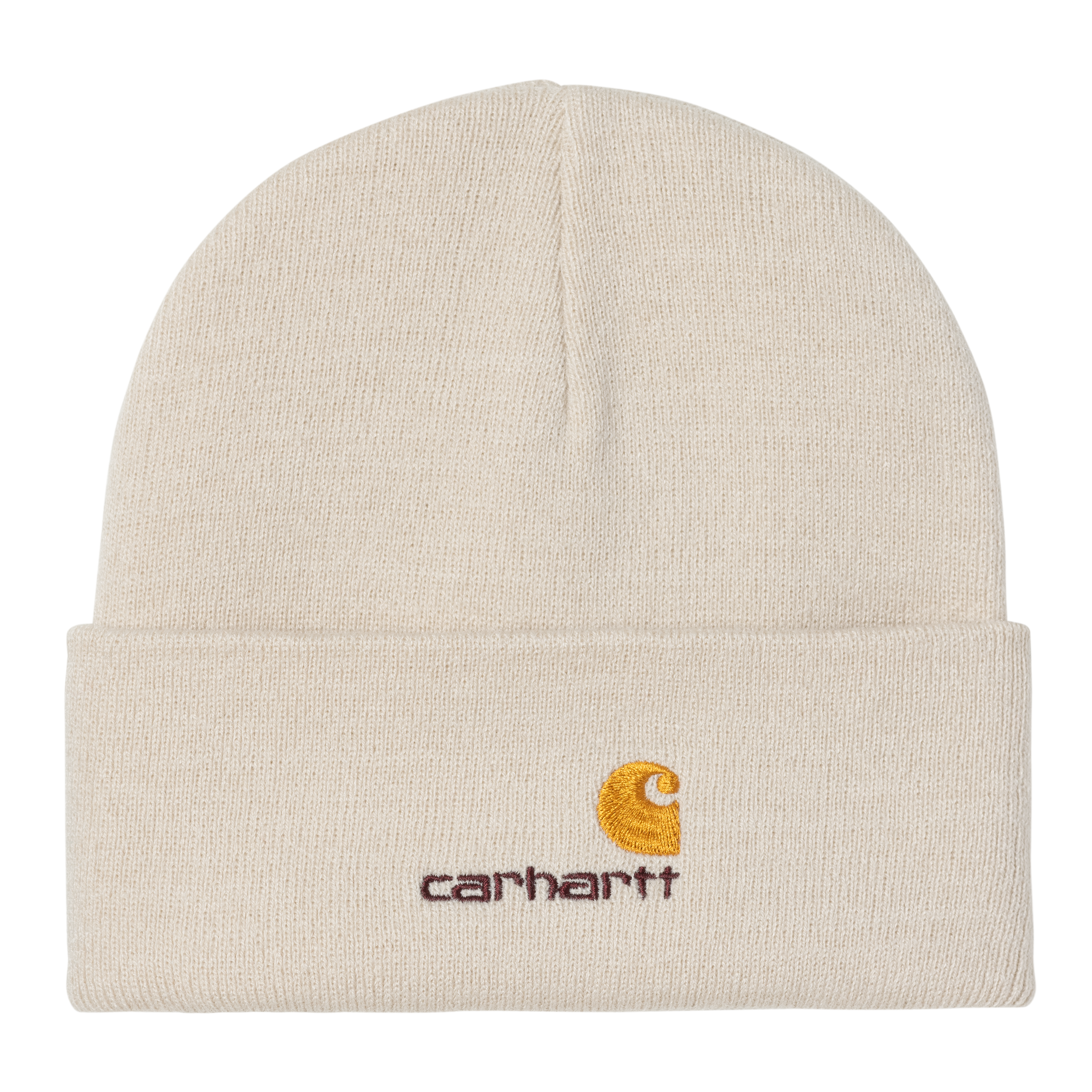 Carhartt WIP American Script Beanie en Beige