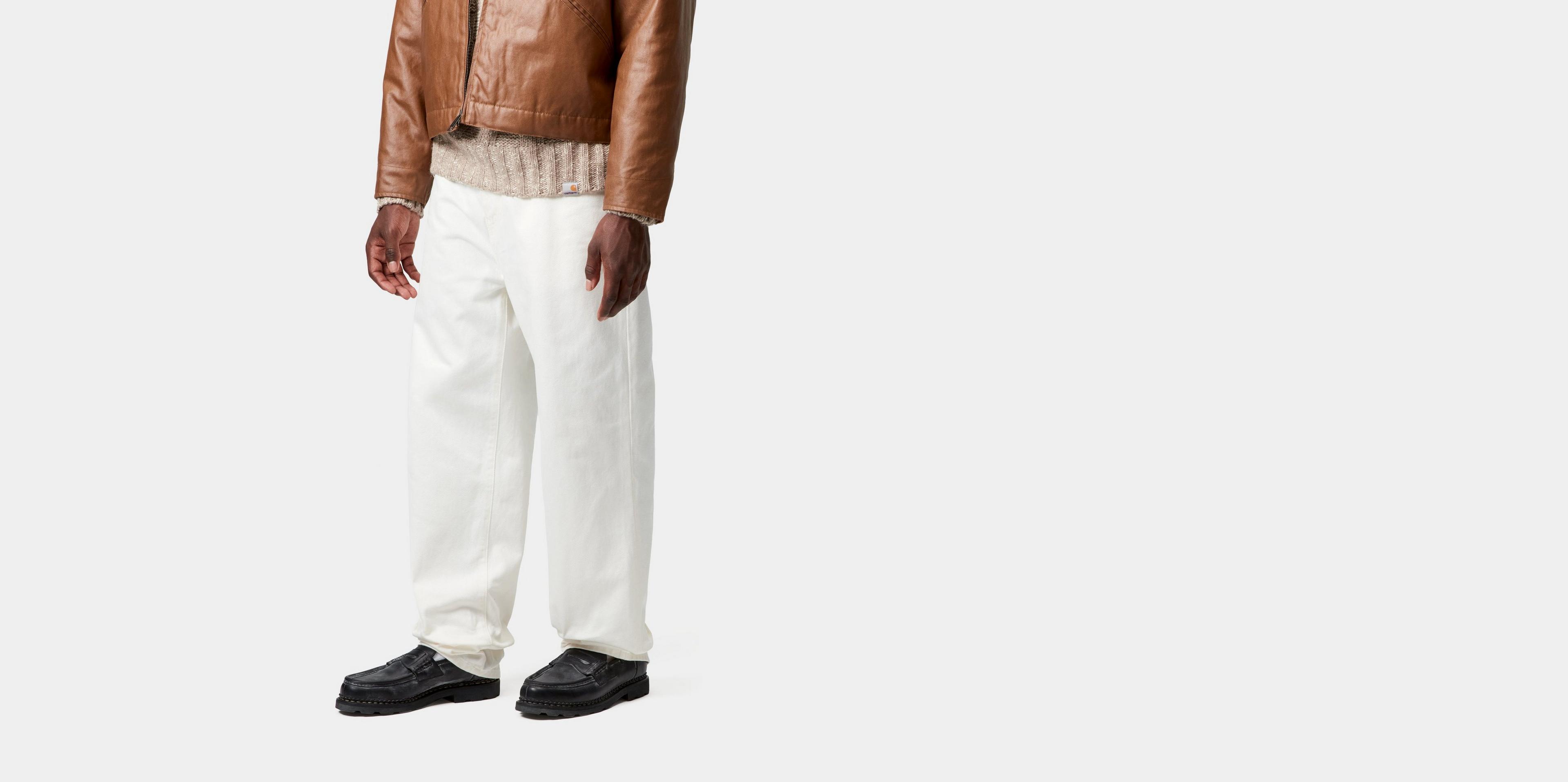 Carhartt WIP Aaron Pant, White | Official Online Store
