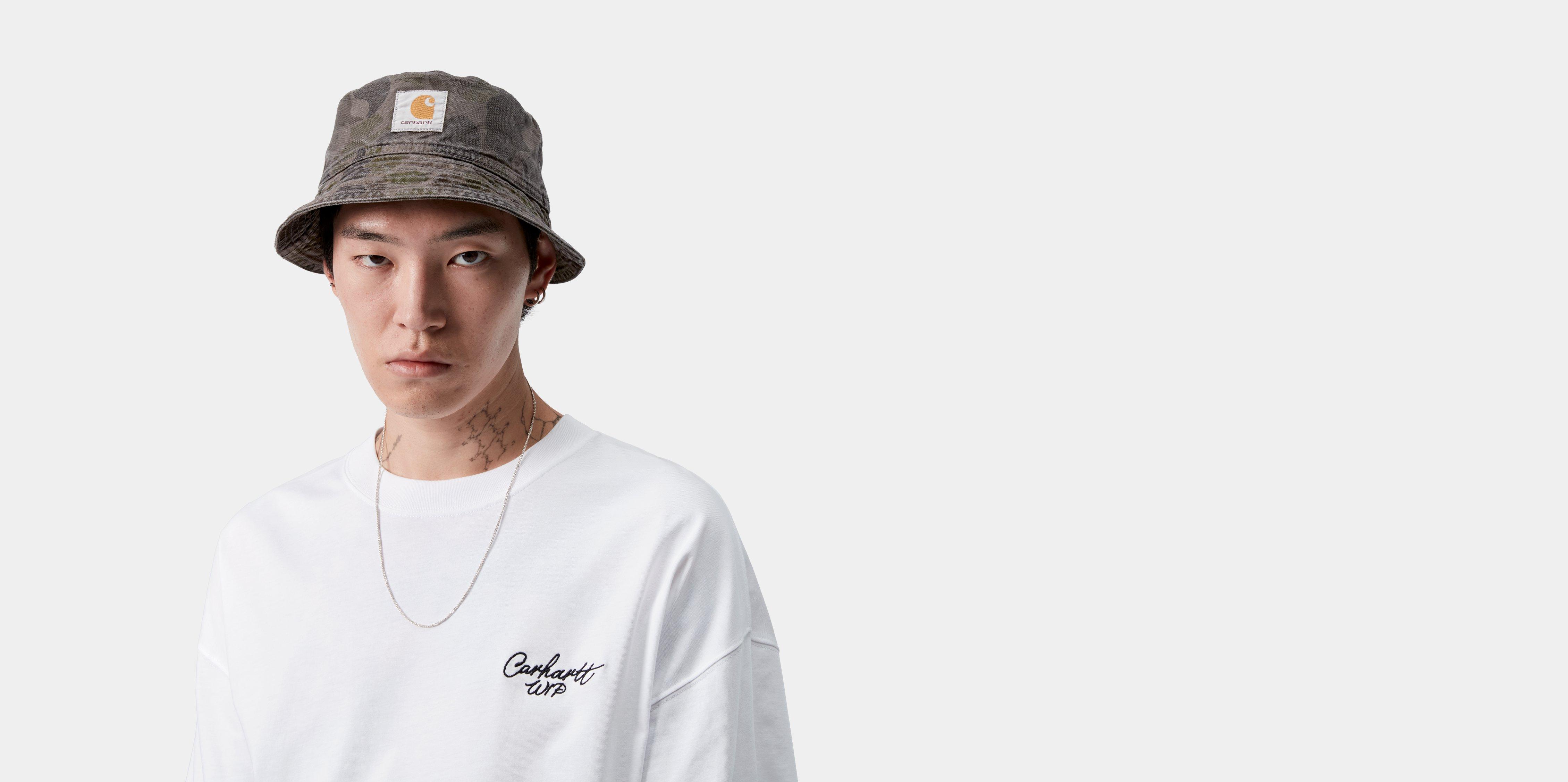 帽子 Carhartt IRWIN BUCKET HAT-Camo Duck Carhartt WIP Irwin bucket hat in camo | ASOS