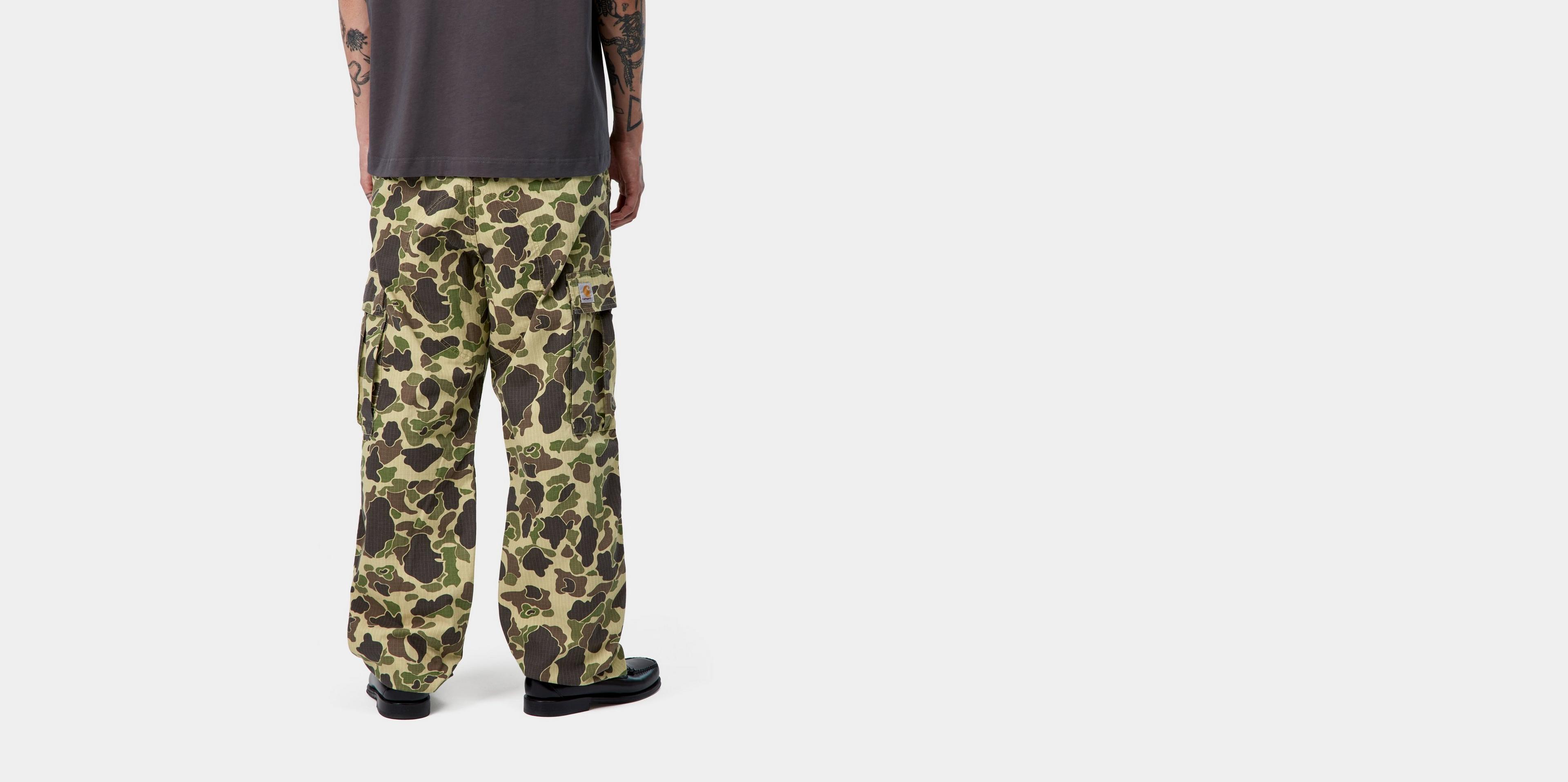 パンツ 00s- carhartt camouflage cargo pants Carhartt WIP Duck Cargo Pants - grey (camo duck/green/graphite)