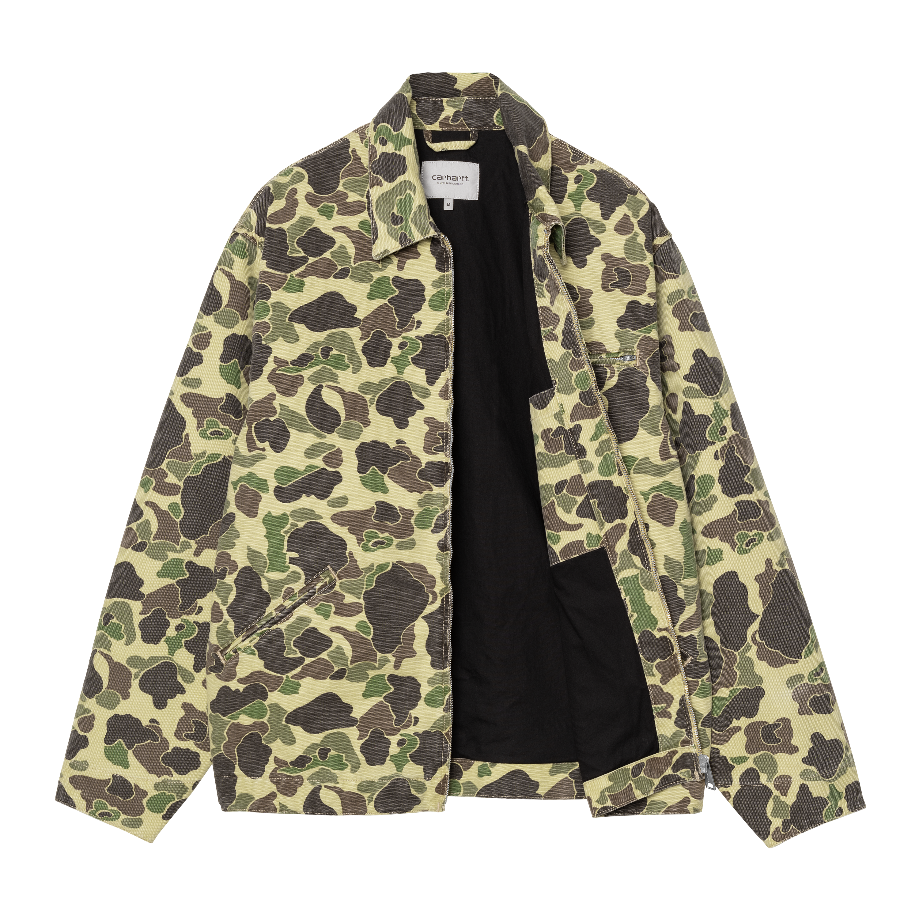 Carhartt WIP Duck Detroit Jacket, Camo Duck, Green