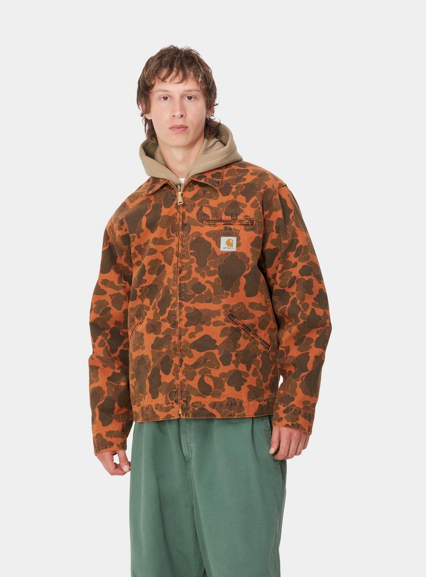 Carhartt WIP Duck Detroit Jacket, Camo Duck, Green Carhartt WIP Duck Detroit Jacket, Camo Duck, Green