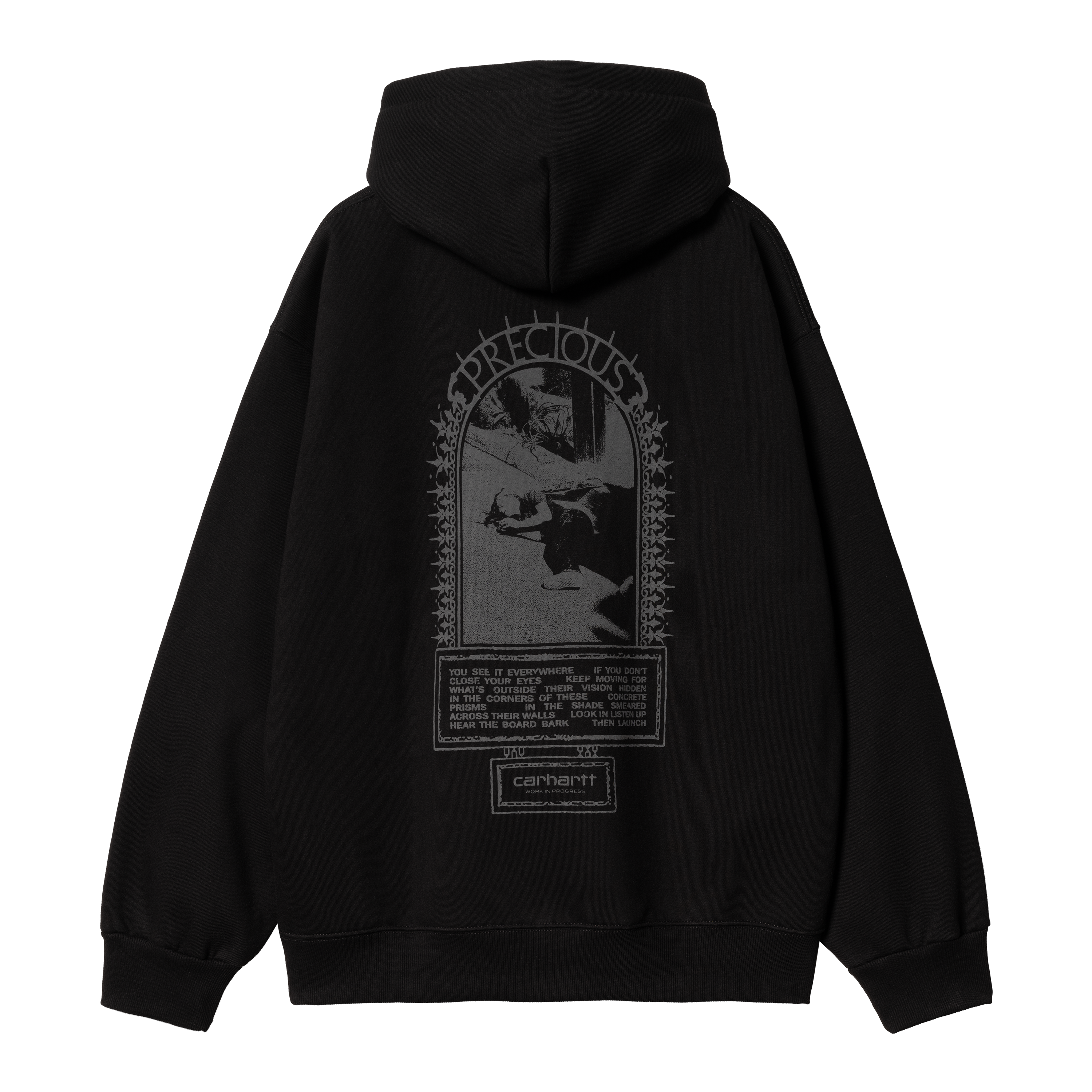 Carhartt WIP Hooded Precious Sweat, Black | Official Online Store