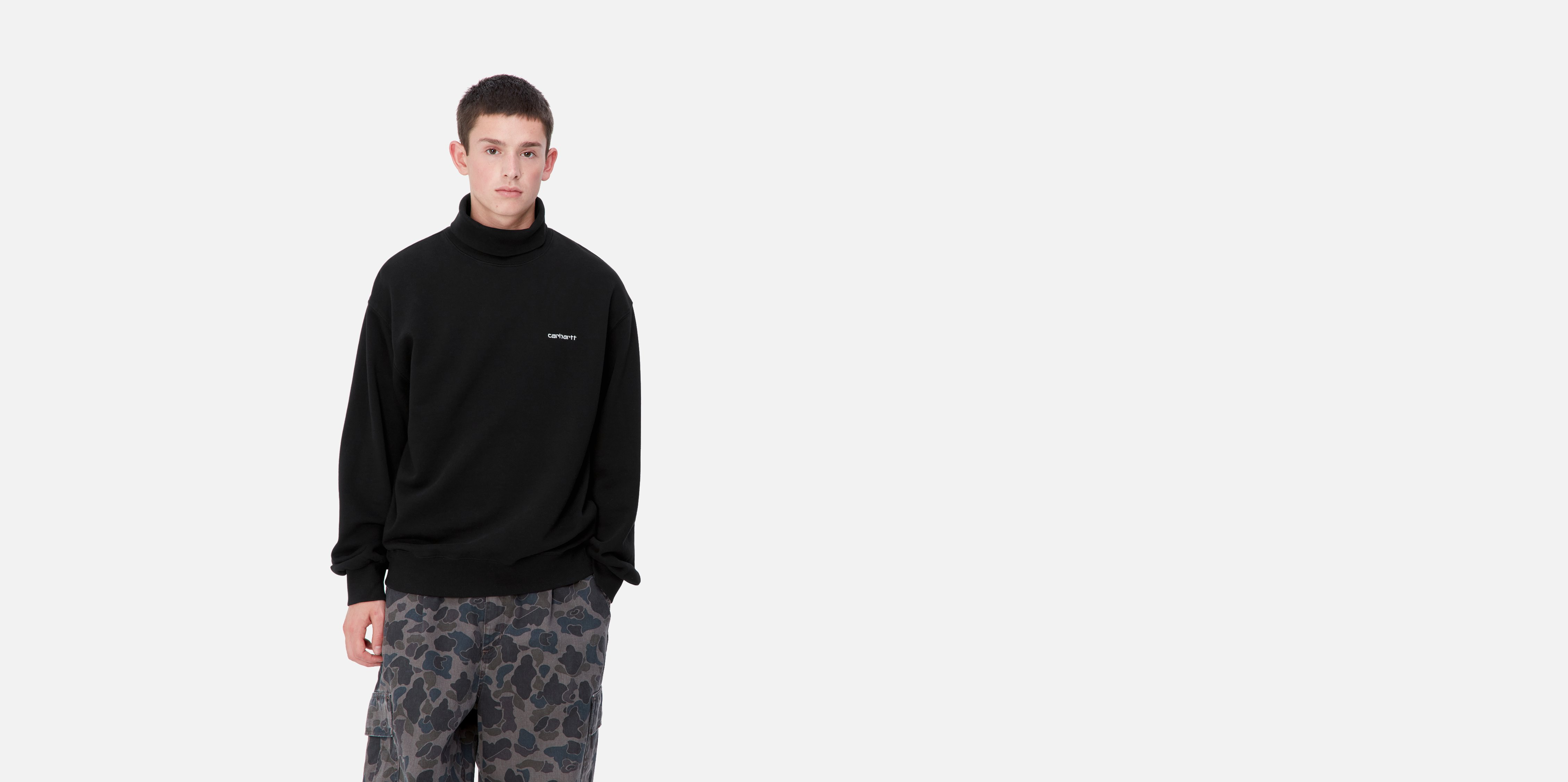 Carhartt heavyweight mock turtleneck best sale