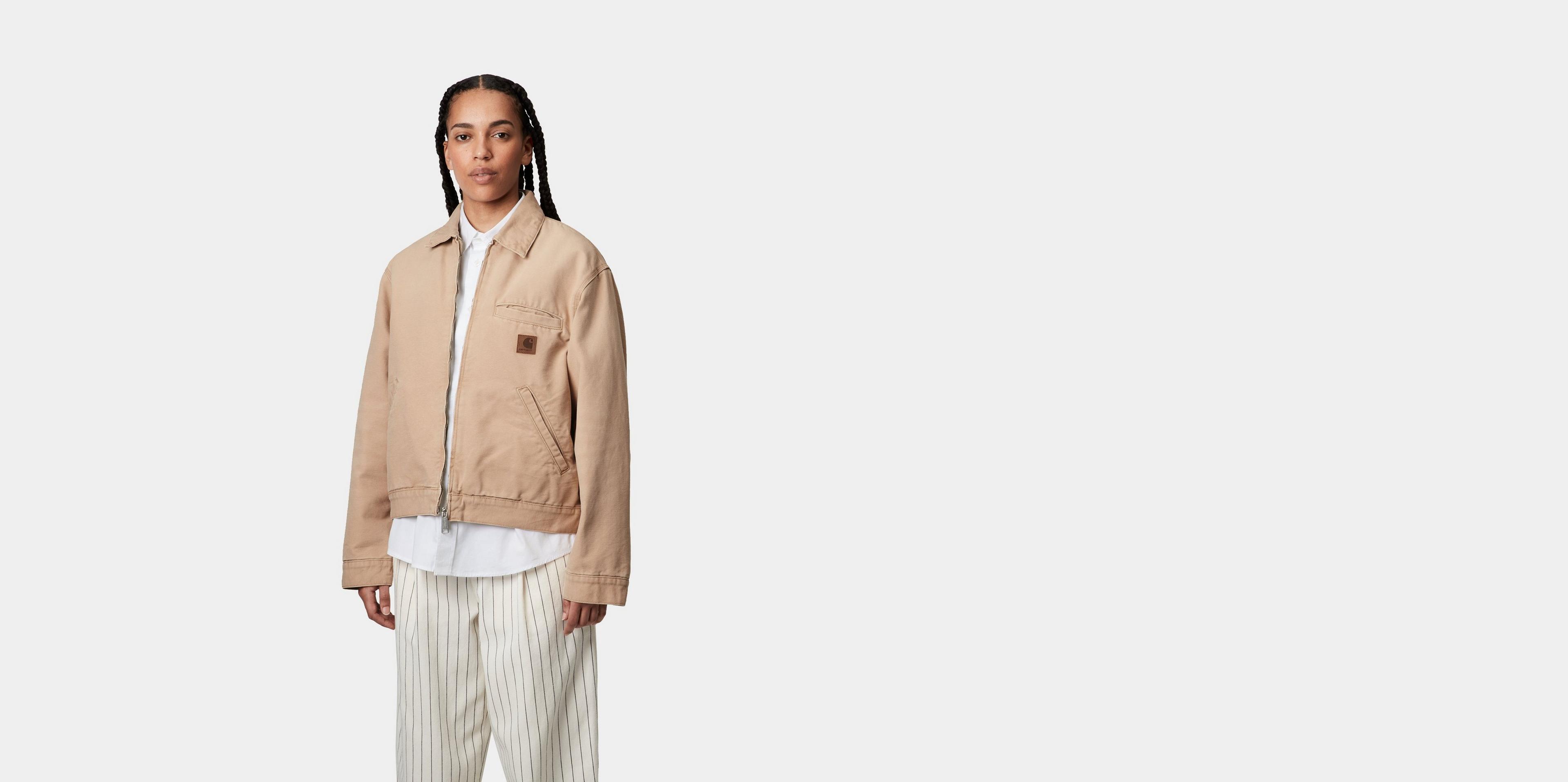 【関税込み】Carhartt Work In Progress タン Dayton ジャケット Carhartt Work In Progress: Tan Dayton Jacket | SSENSE
