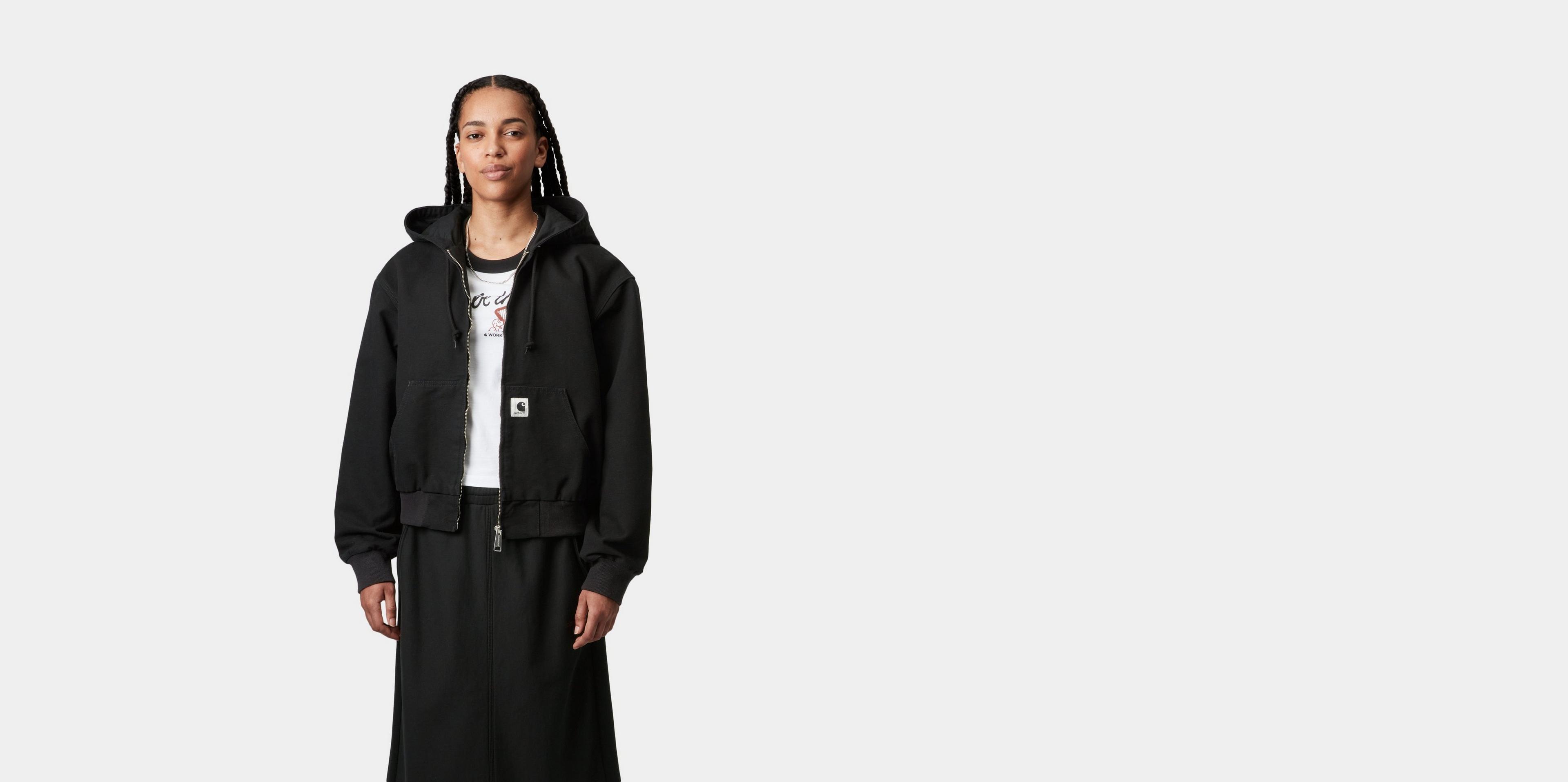 【Carhartt】 ★ W OG ACTIVE JACKET ★ BLACK RINSED Carhartt WIP W' OG Active Jacket, Black | Official Online Store