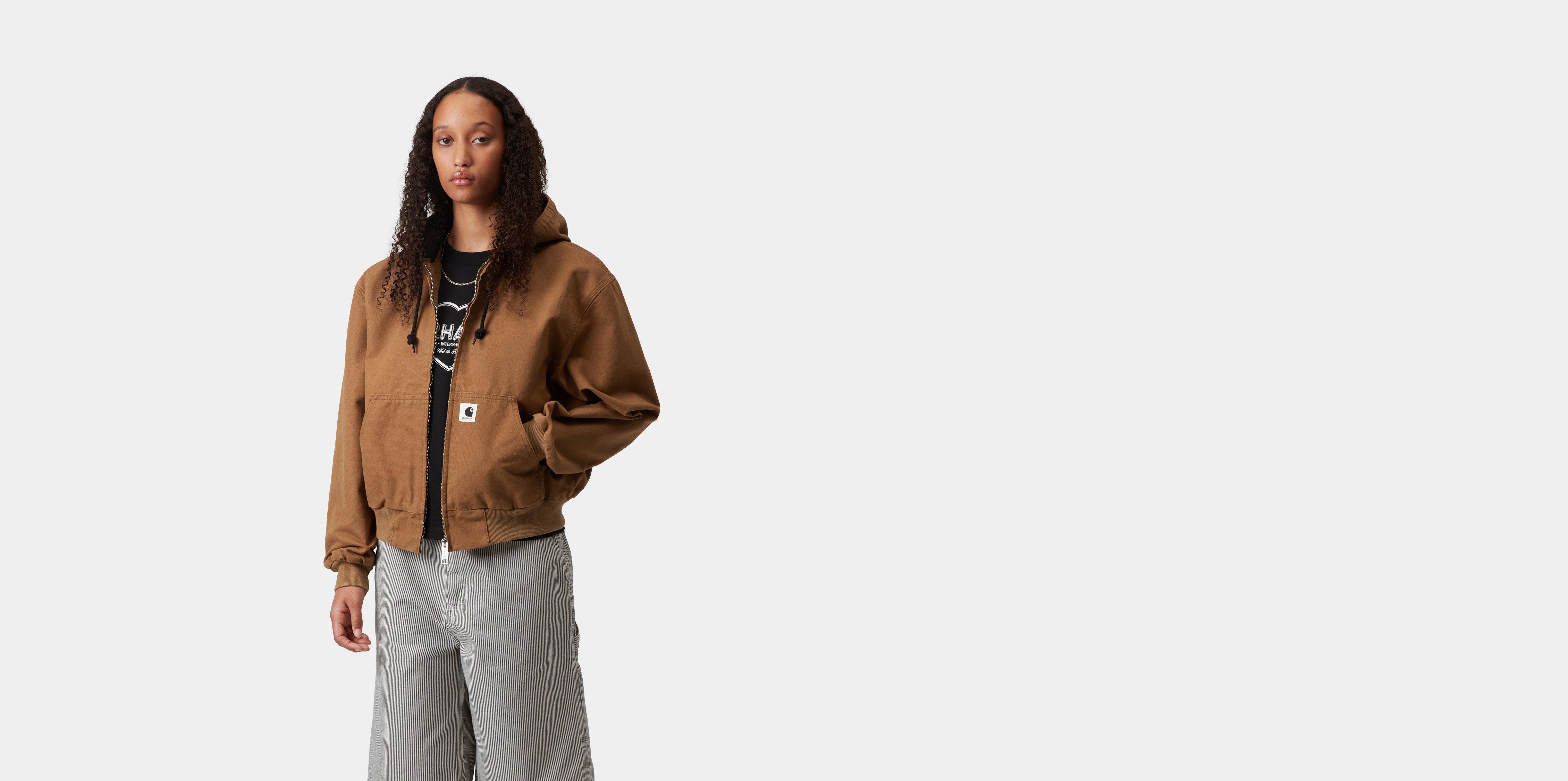 Carhartt WIP W' OG Active Jacket Hamilton Brown rinsed | L | Women
