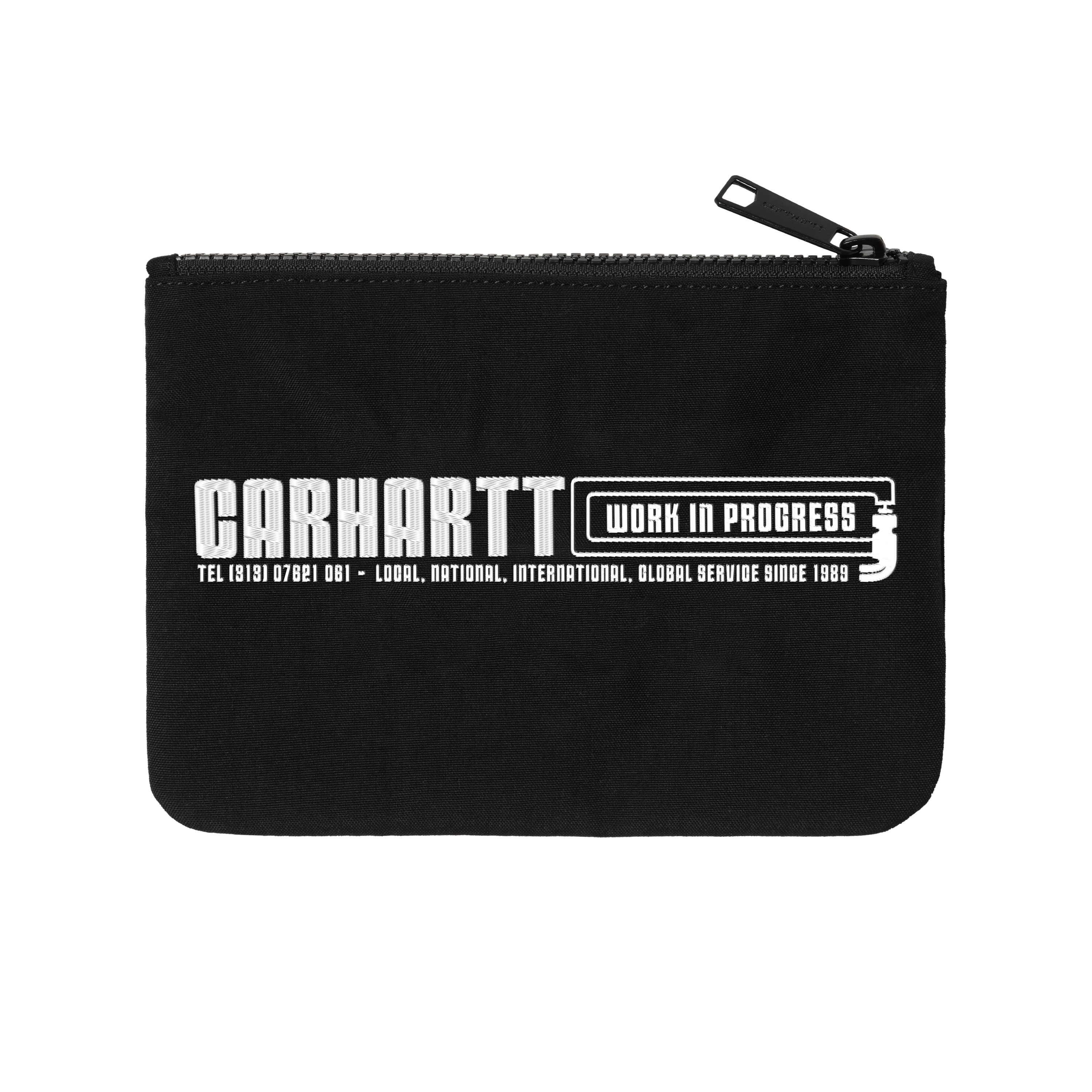 Carhartt WIP Industry Zip Wallet in Schwarz