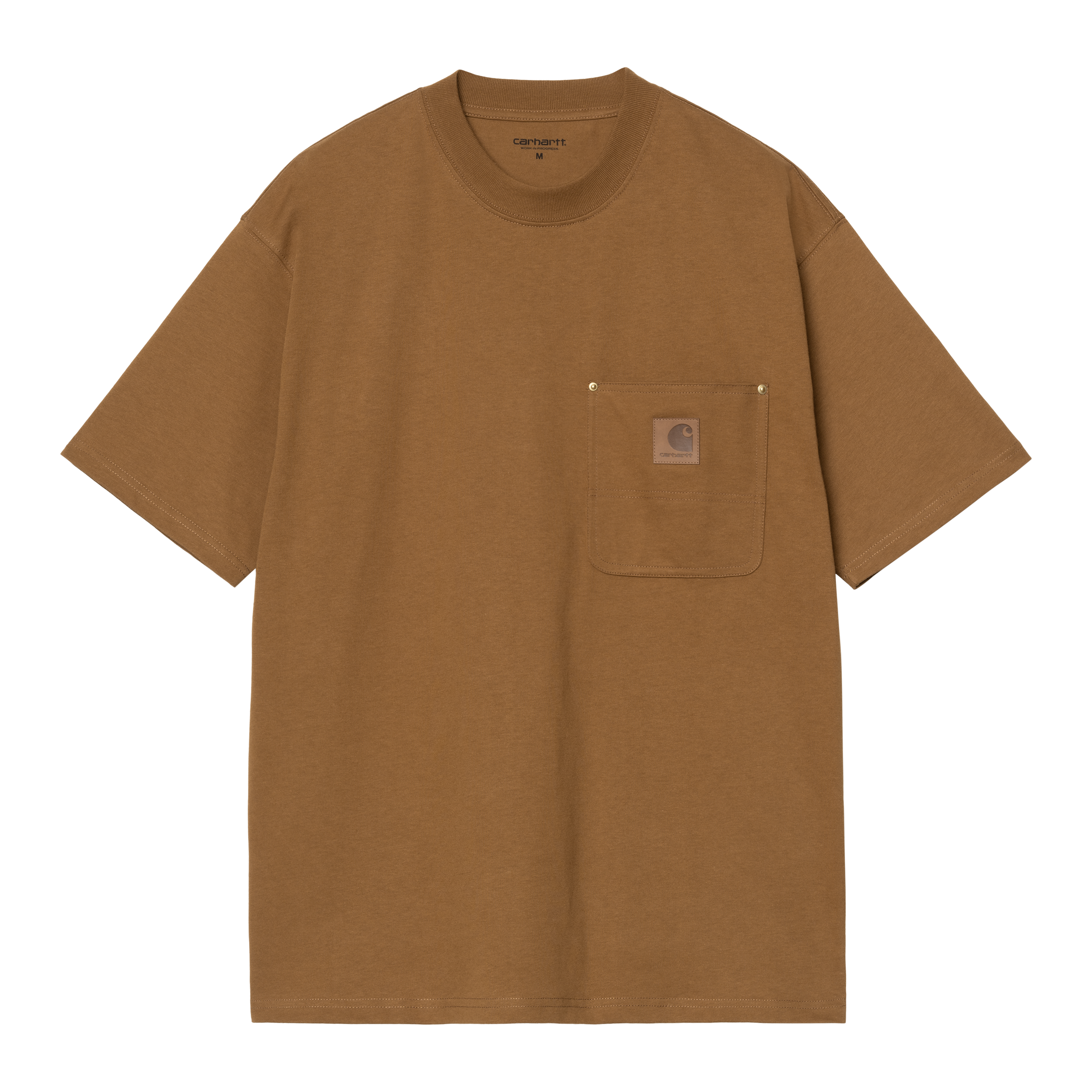 Carhartt WIP Short Sleeve Eldon Pocket T-Shirt in Braun