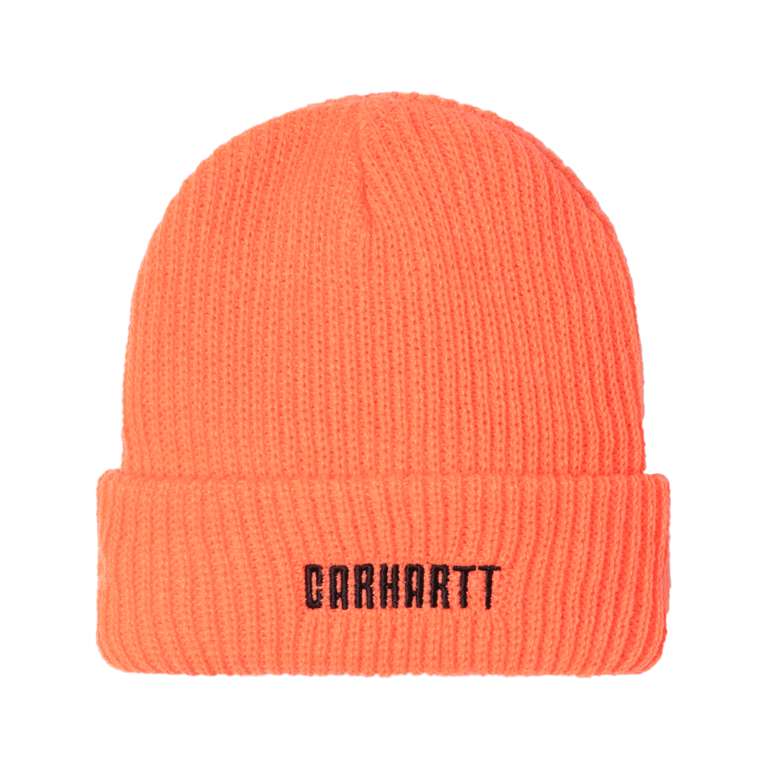 Carhartt WIP Industry Beanie Lumo Orange Black Official Online Store