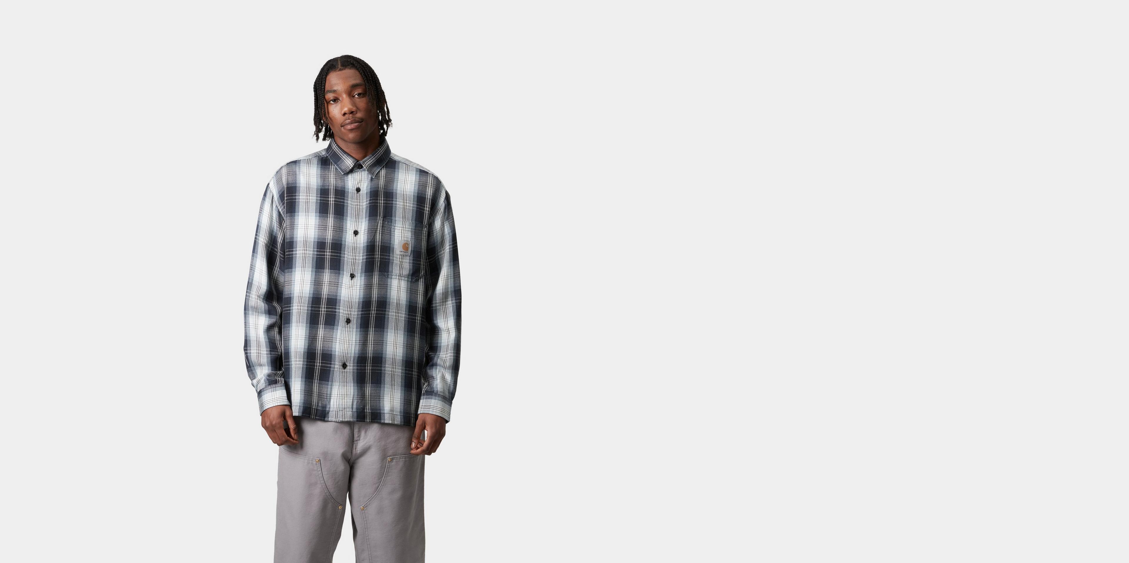 Carhartt WIP L/S Blanton Shirt, Blanton Check, Mizar