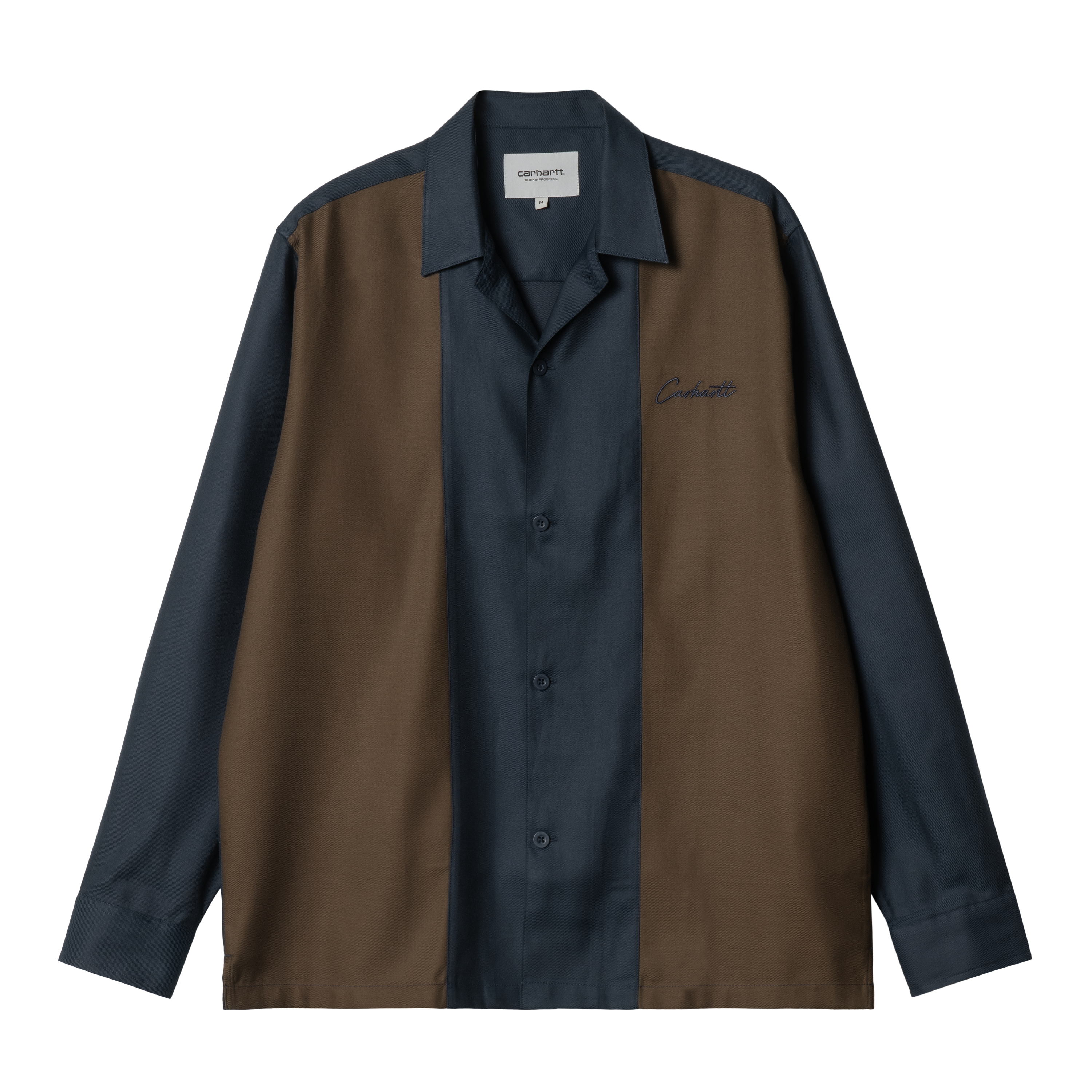 Carhartt WIP Long Sleeve Delaney Shirt em Azul