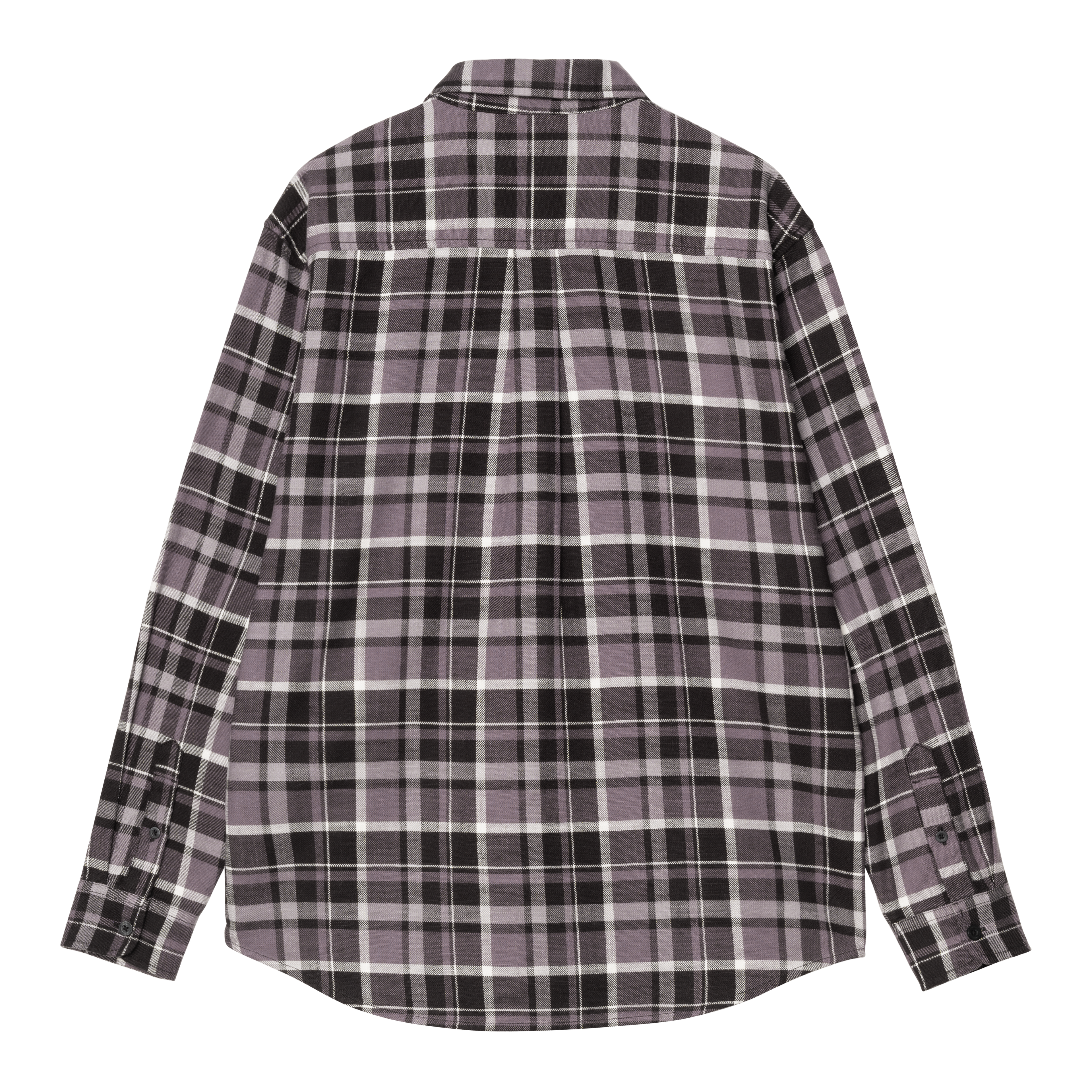 シャツ CARHARTT L/S FENDRICK SHIRT 5MM274 Carhartt WIP L/S Fendrick Shirt, Fendrick Check, Black