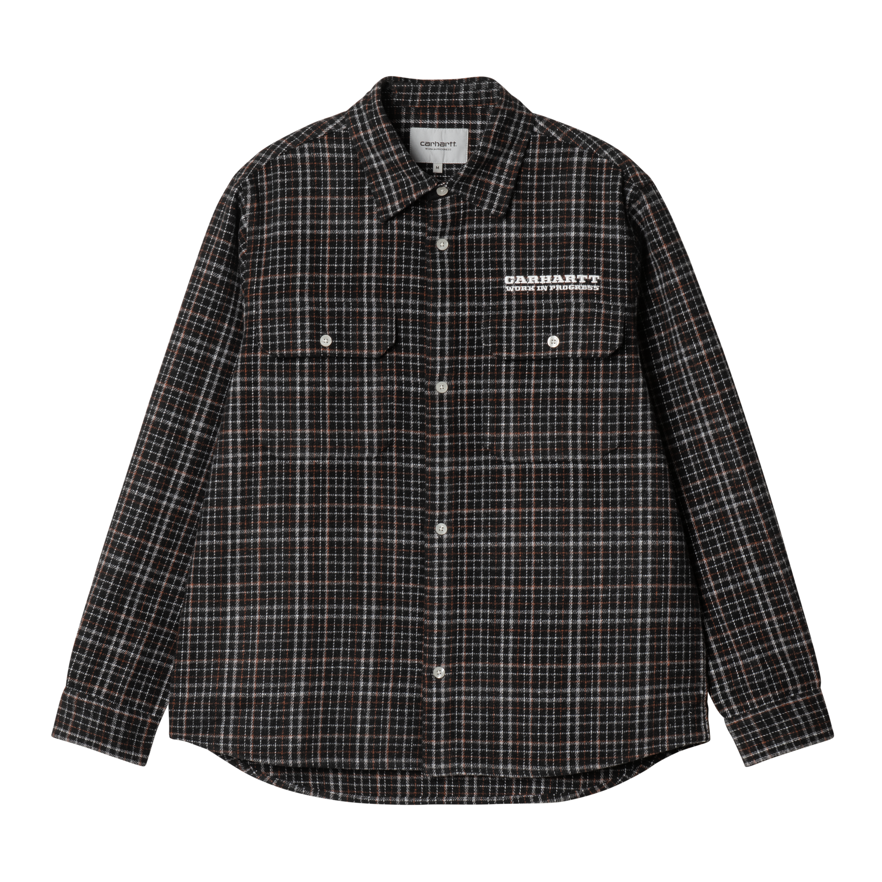 Carhartt WIP Long Sleeve Runaway Millett Shirt in Schwarz