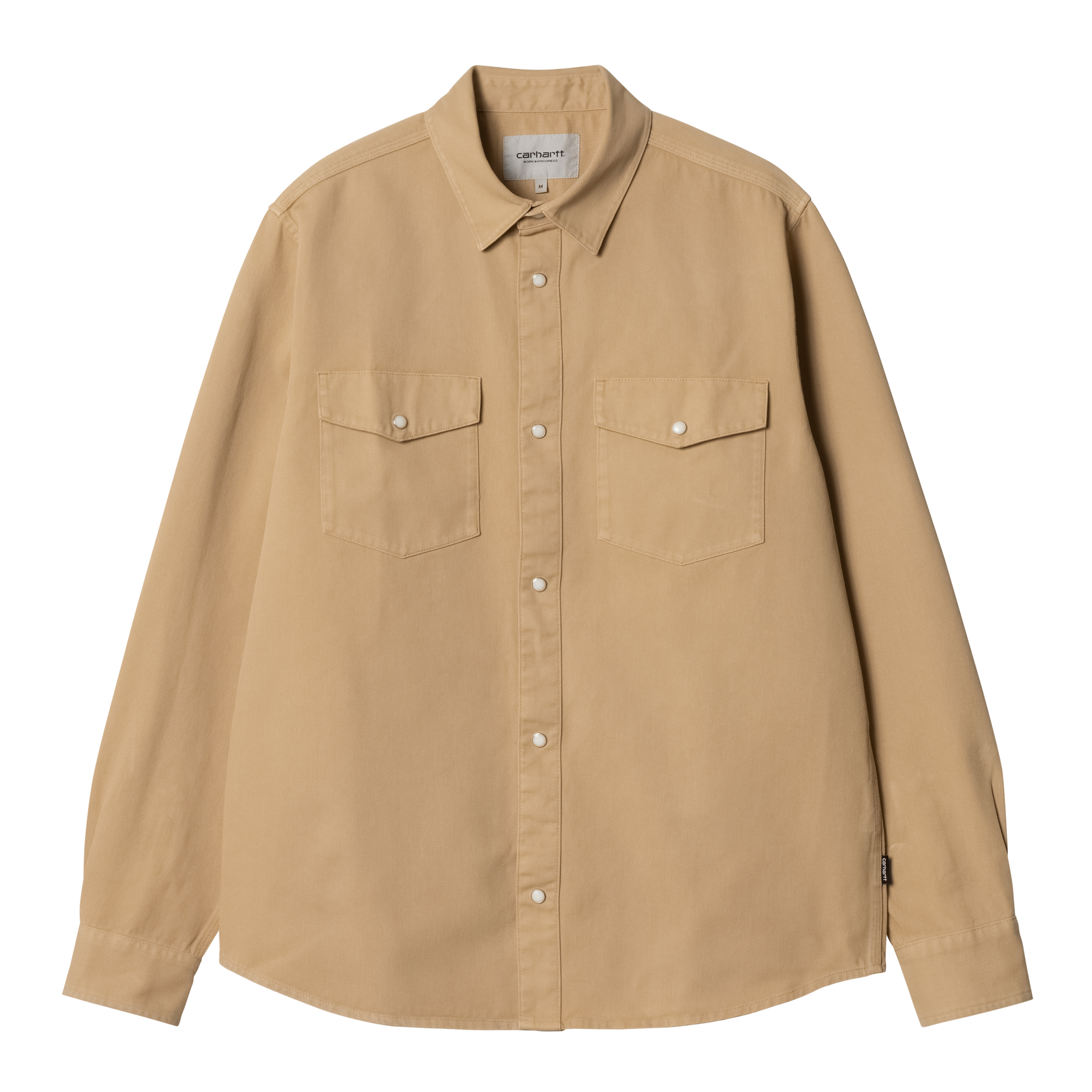 Carhartt WIP Long Sleeve Santa Fe Shirt em Castanho