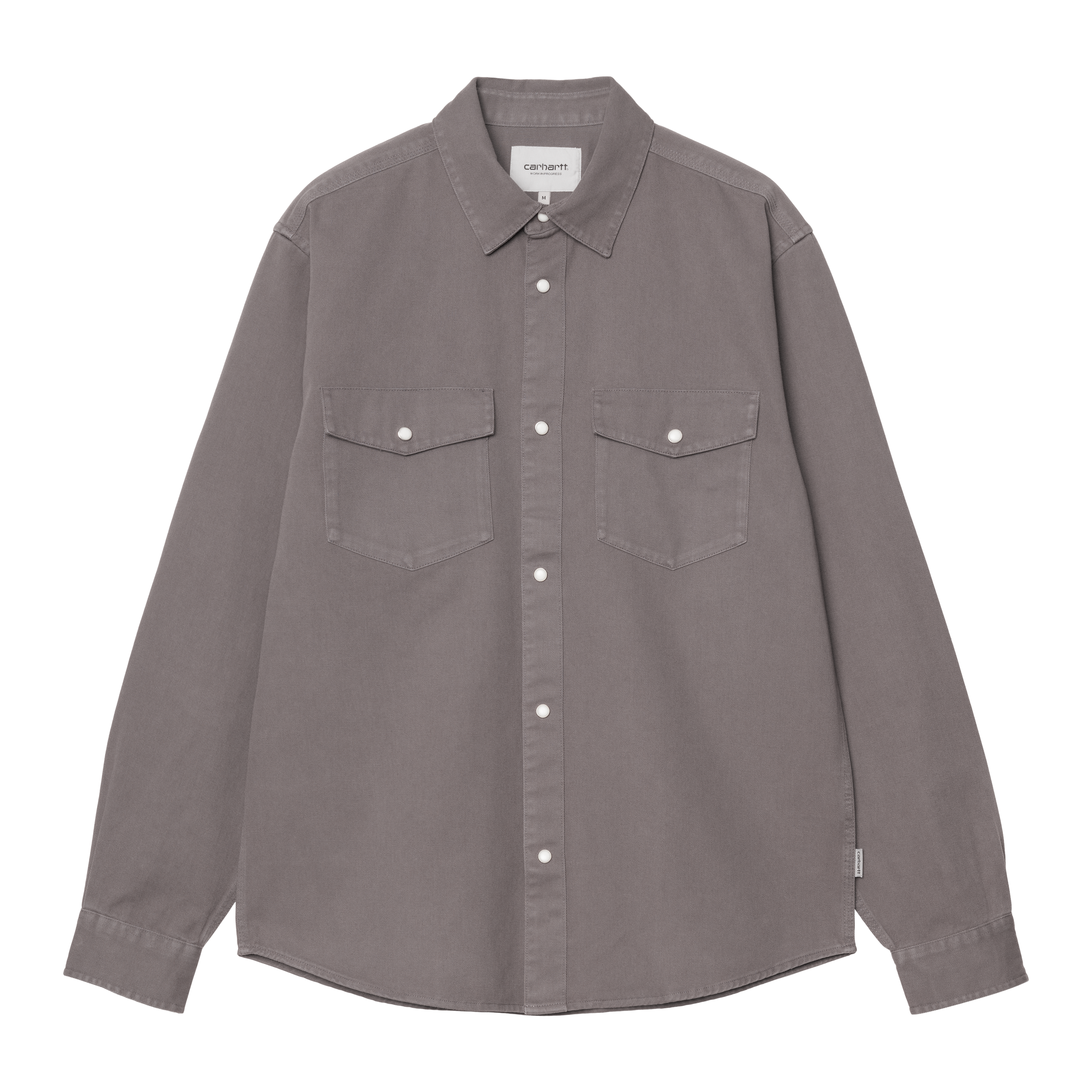 【carhartt】\"L/S Santa Fe Shirt\"コットンツイル長袖シャツ/4色 Carhartt WIP L/S Santa Fe Shirt, Dusty H Brown | Official