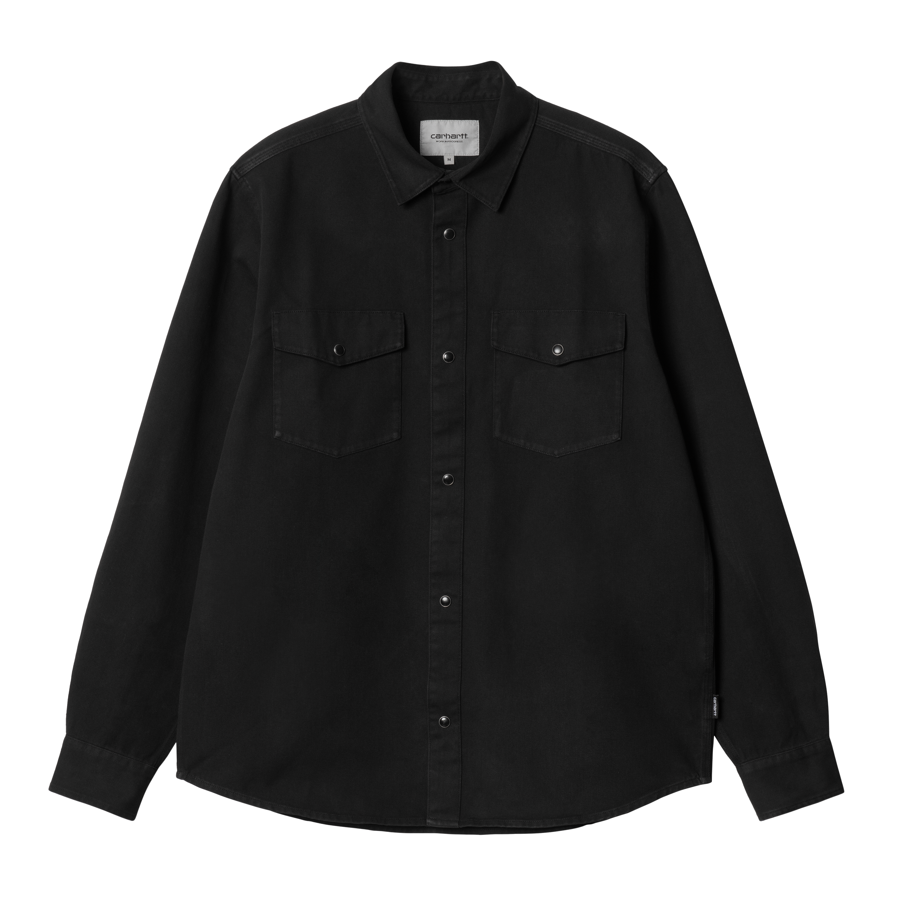 Carhartt WIP Long Sleeve Santa Fe Shirt em Preto