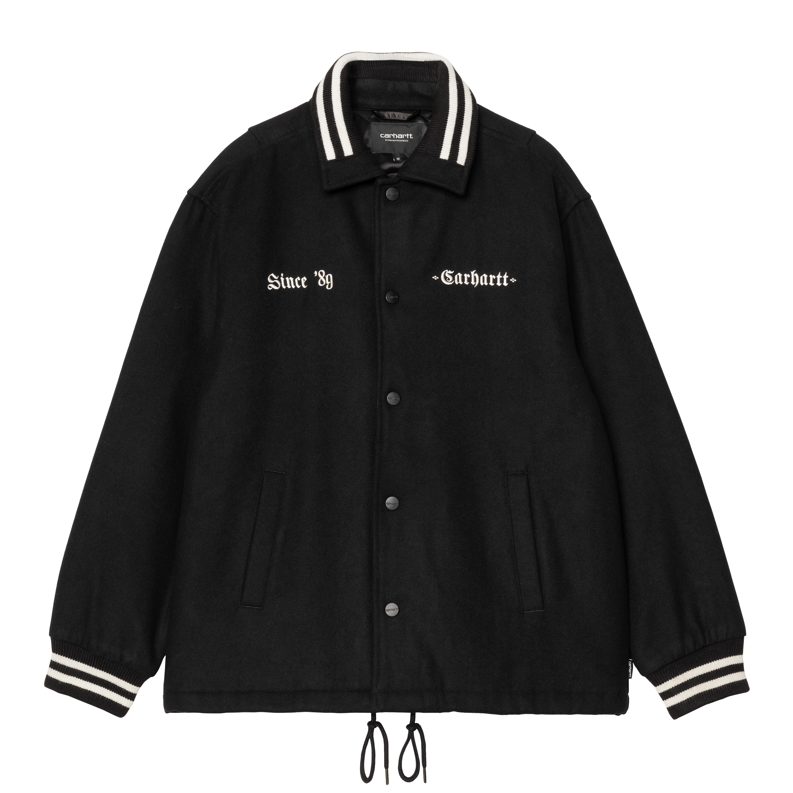 Carhartt WIP Wool Coach Jacket in Black