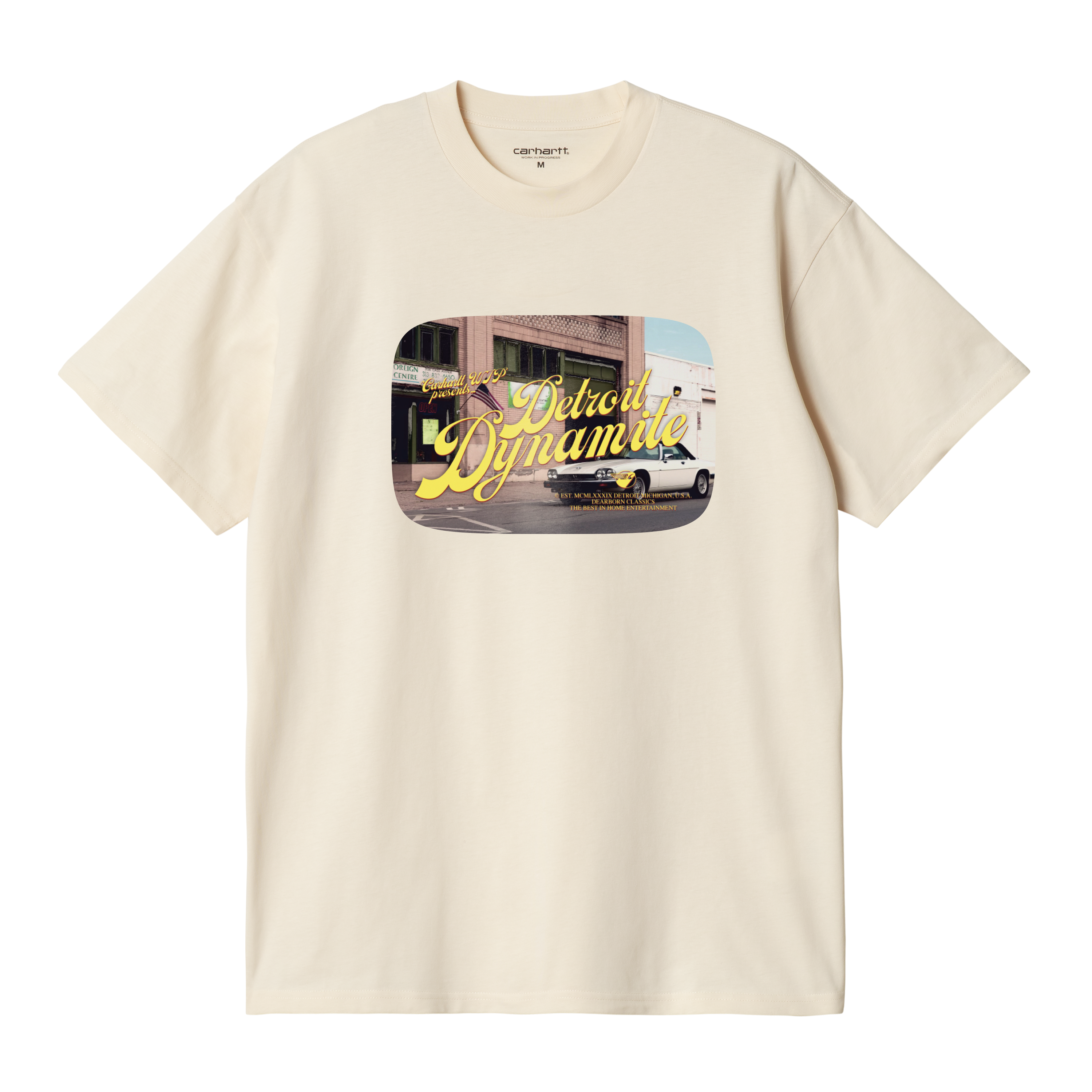 Tシャツ・カットソー CARHARTT WIP 'Greatest Flicks' T-shirt Beige Carhartt WIP short sleeve greatest flicks T-shirt in beige
