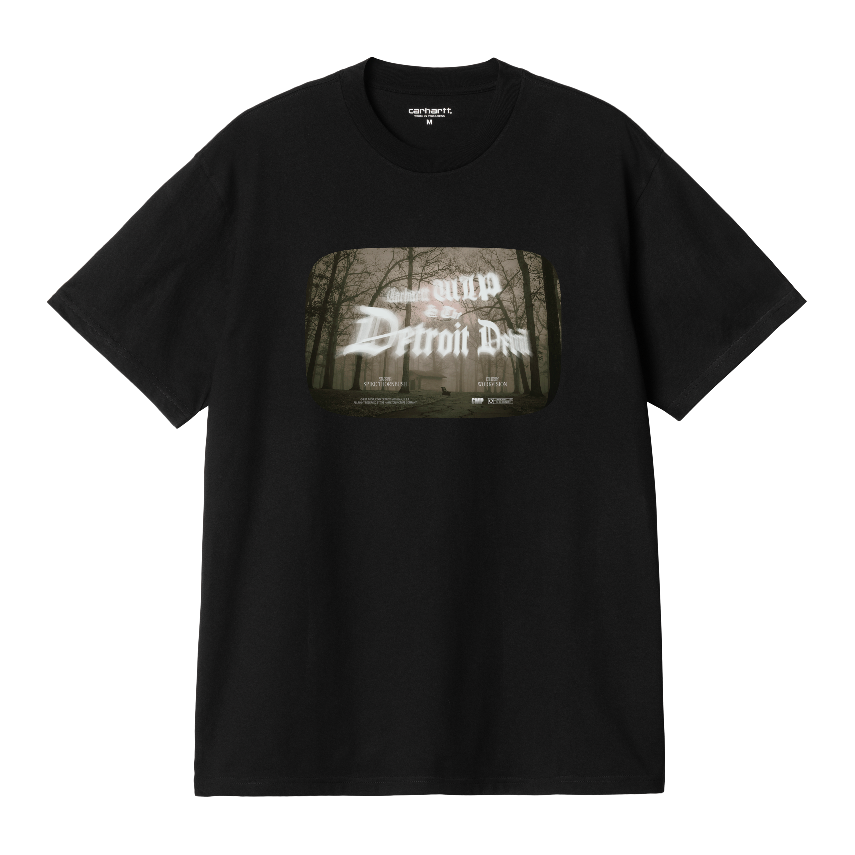 Carhartt WIP Short Sleeve Greatest Flicks T-Shirt in Schwarz