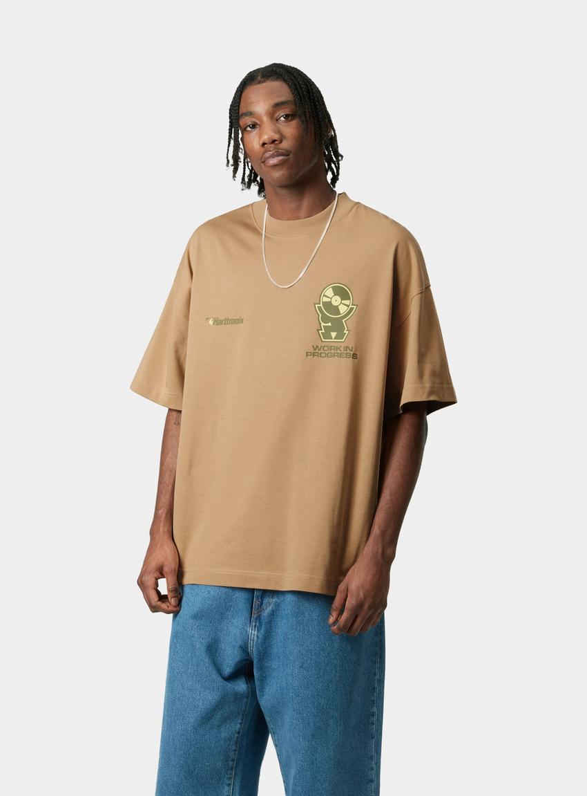 ★ドイツ発*carhartt WIP*新作*Harttronix Tシャツ/DB★ Carhartt WIP S/S Harttronix T-Shirt, Dusty H Brown