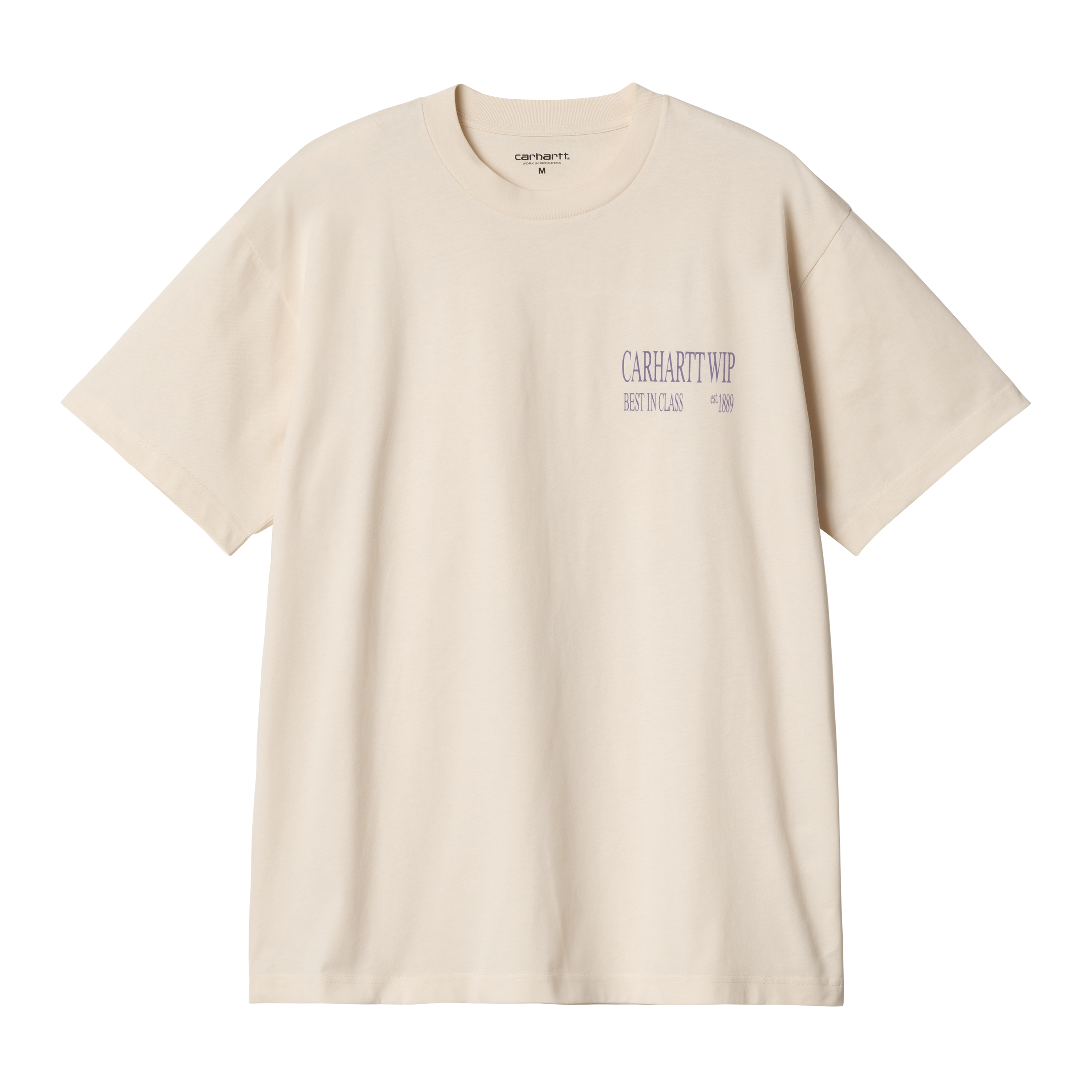 Carhartt WIP Short Sleeve Best In Class T-Shirt in Beige