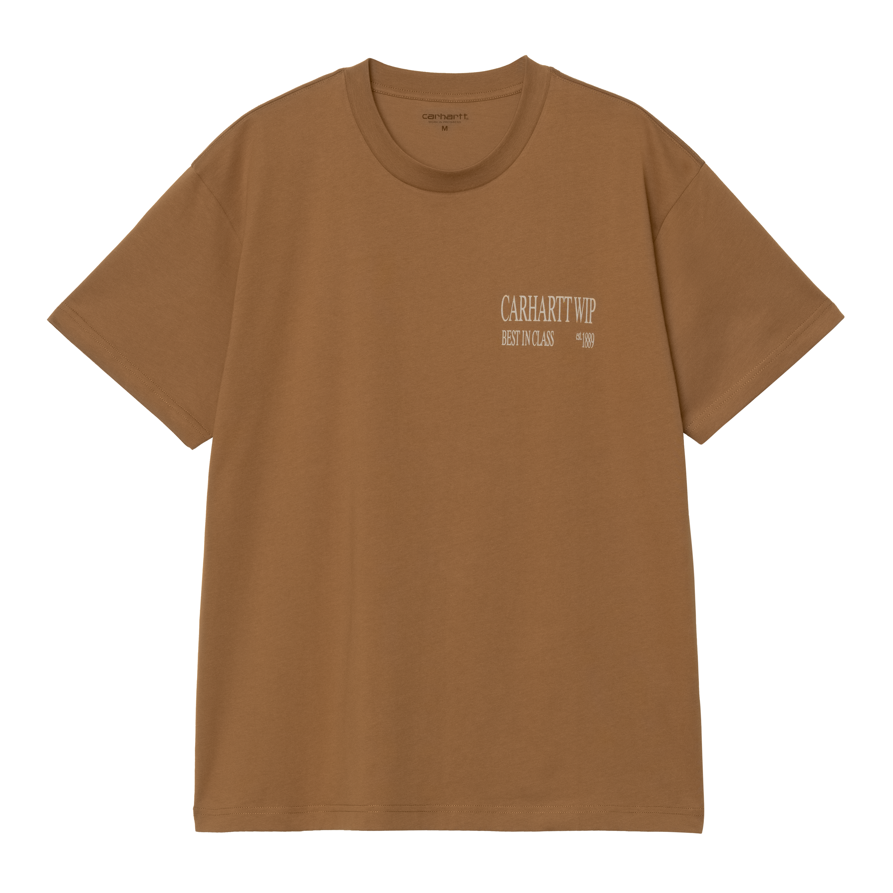 Carhartt WIP Short Sleeve Best In Class T-Shirt in Braun