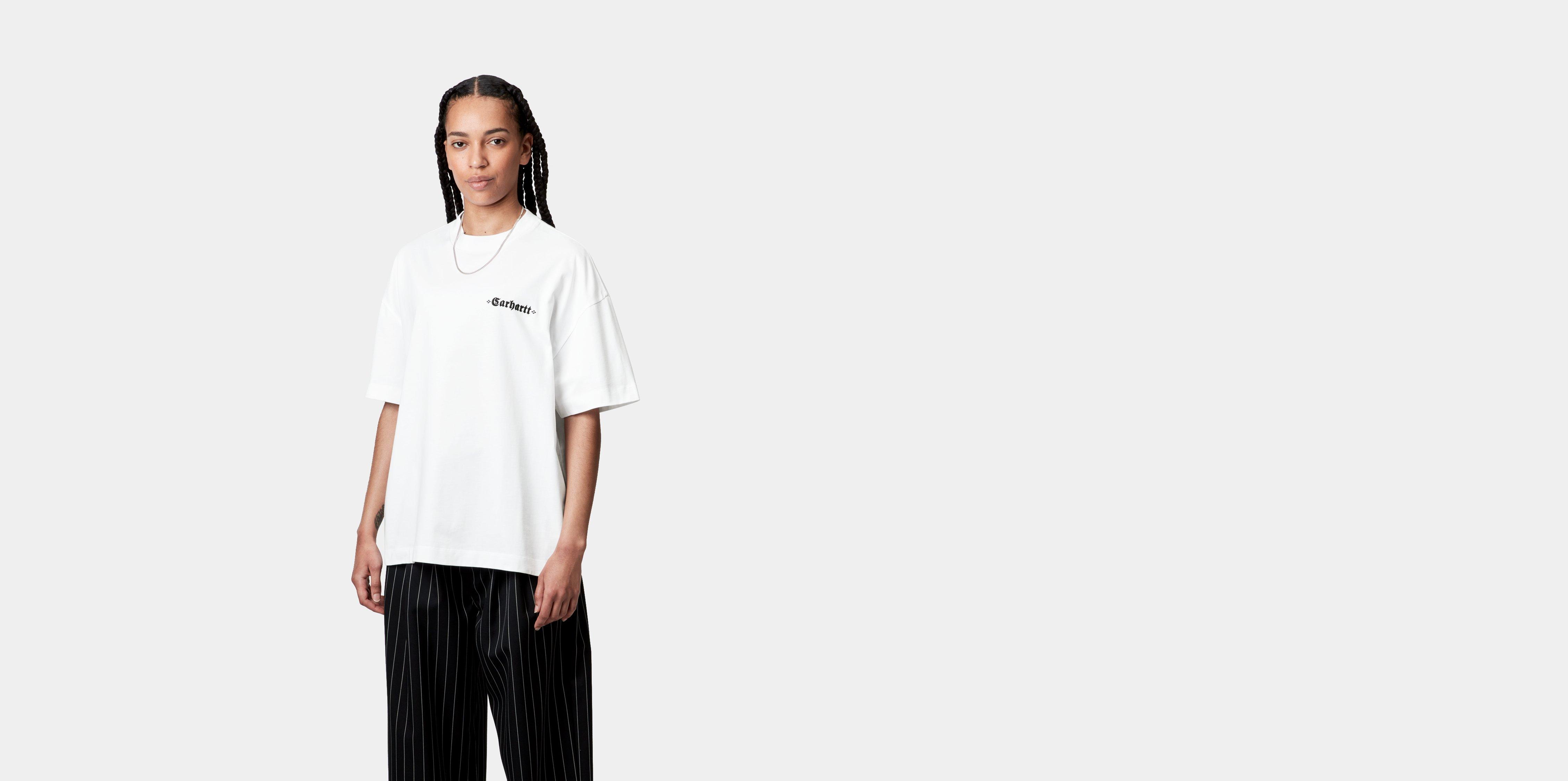 Carhartt WIP W' S/S Greatest Hits 02 T-Shirt, White / Black