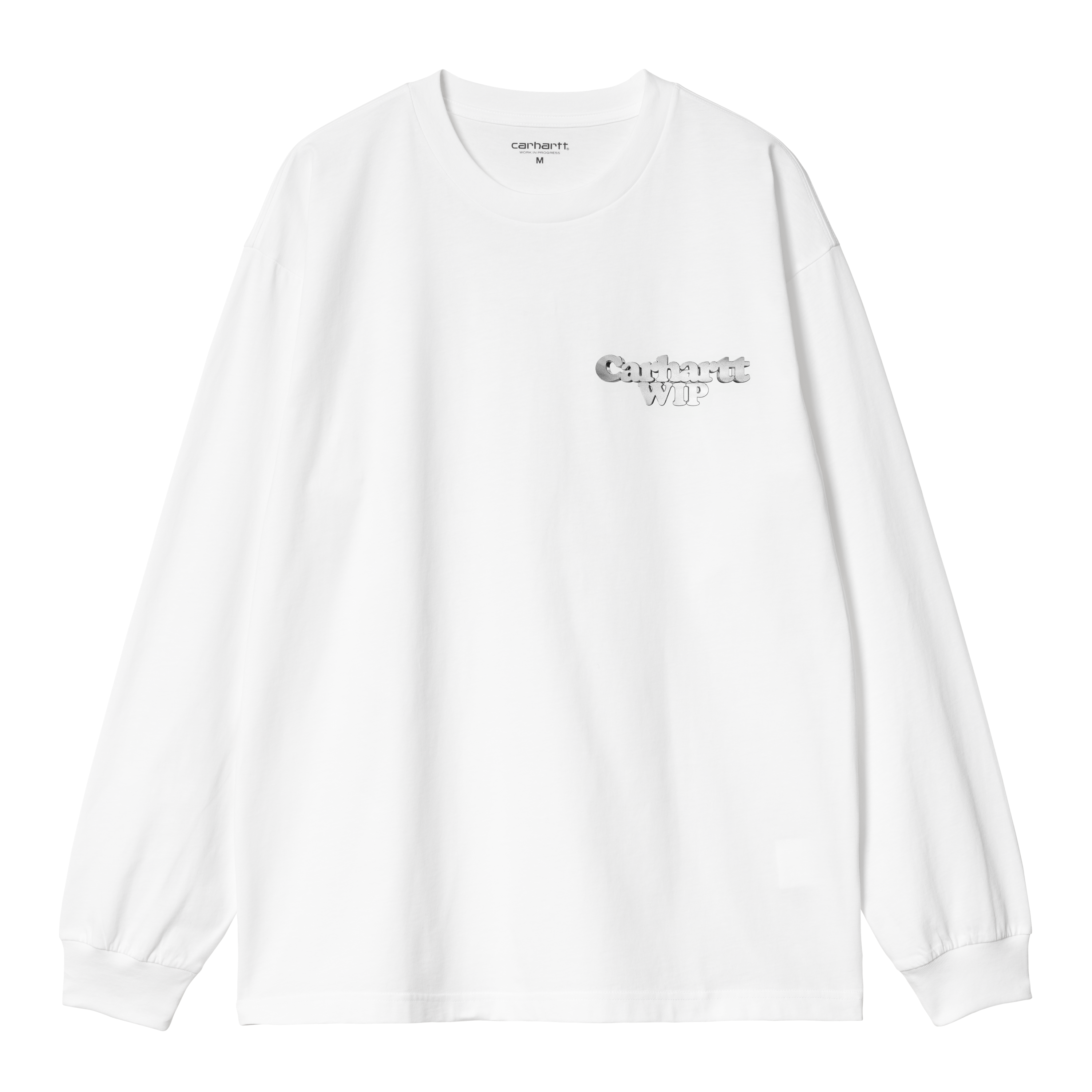 Carhartt WIP Long Sleeve Chain Link T-Shirt in Weiß