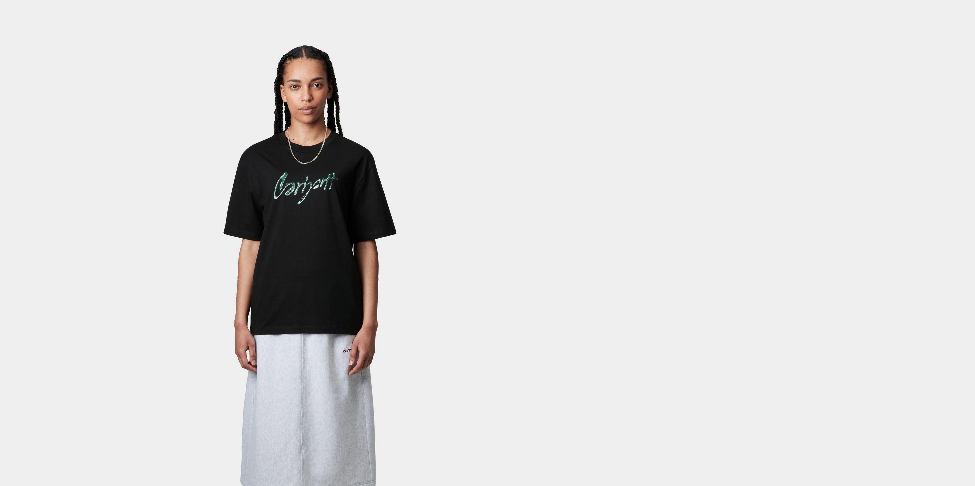 【Carhartt】S/S DRIP SCRIPT T-SHIRT☆関税、送料込☆ Carhartt WIP S/S Drip Script T-Shirt, Malachite | Official