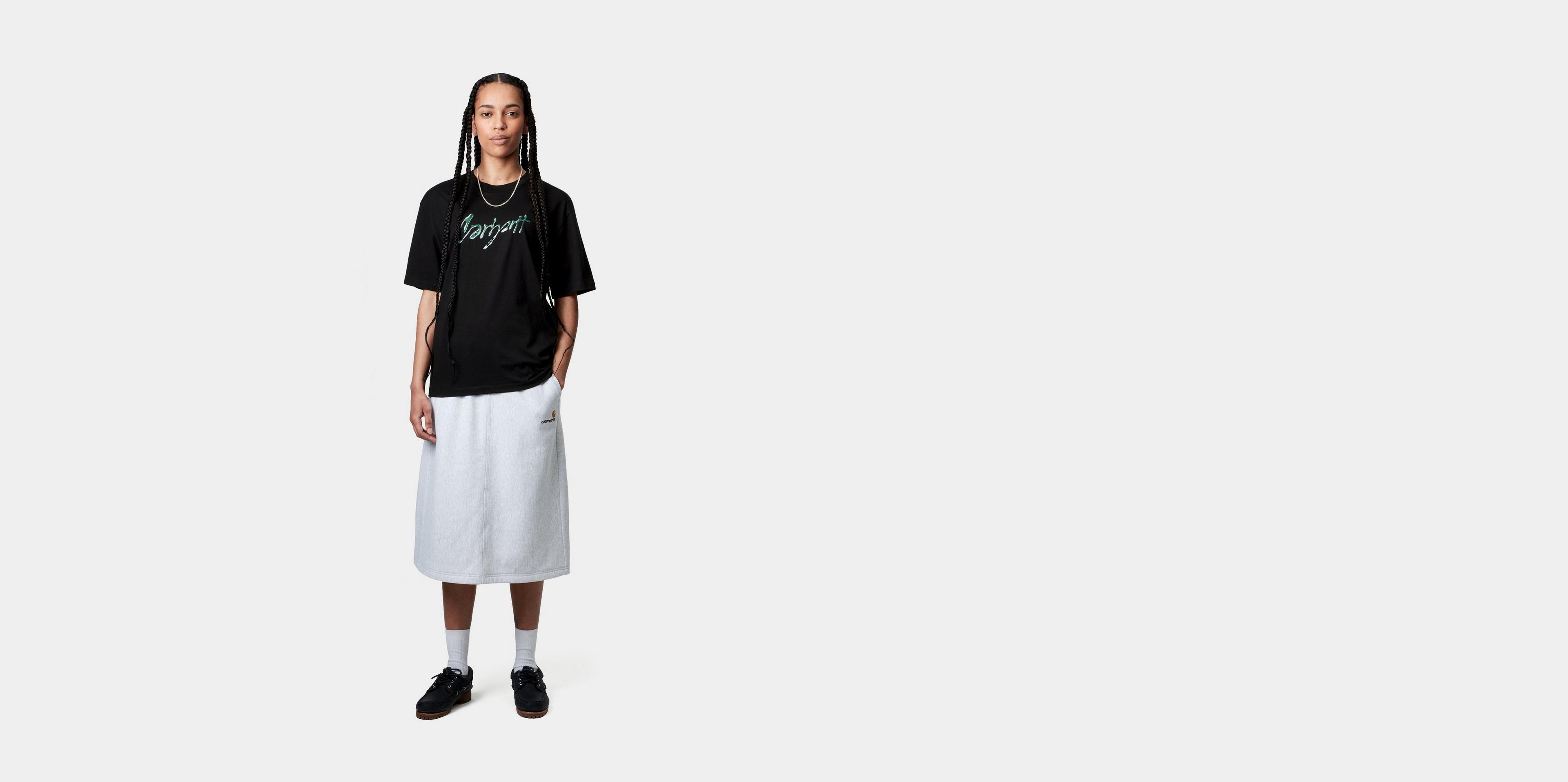 Carhartt WIP W' S/S Drip Script T-Shirt, Black | Official