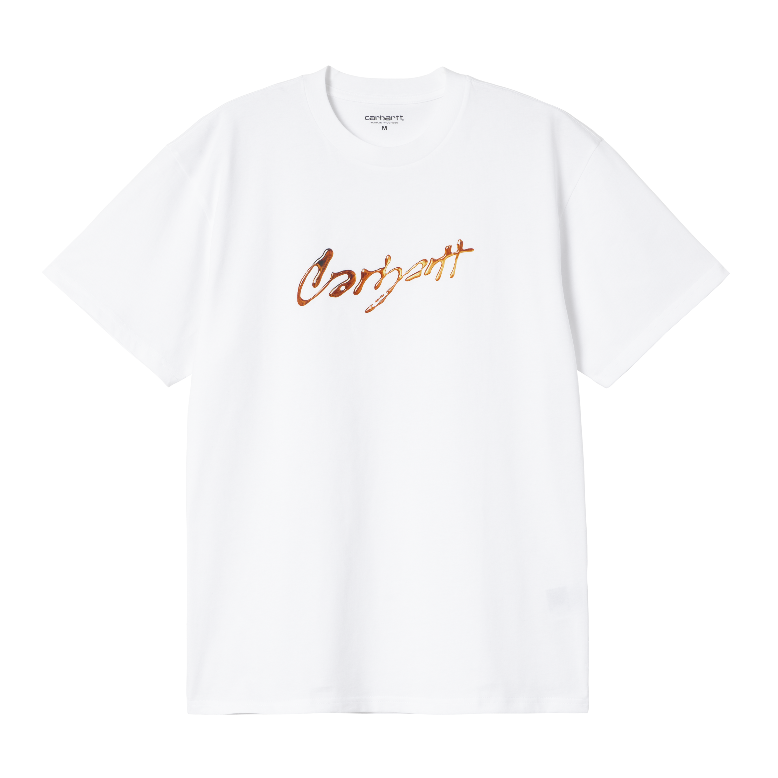 Carhartt WIP Short Sleeve Drip Script T-Shirt in White