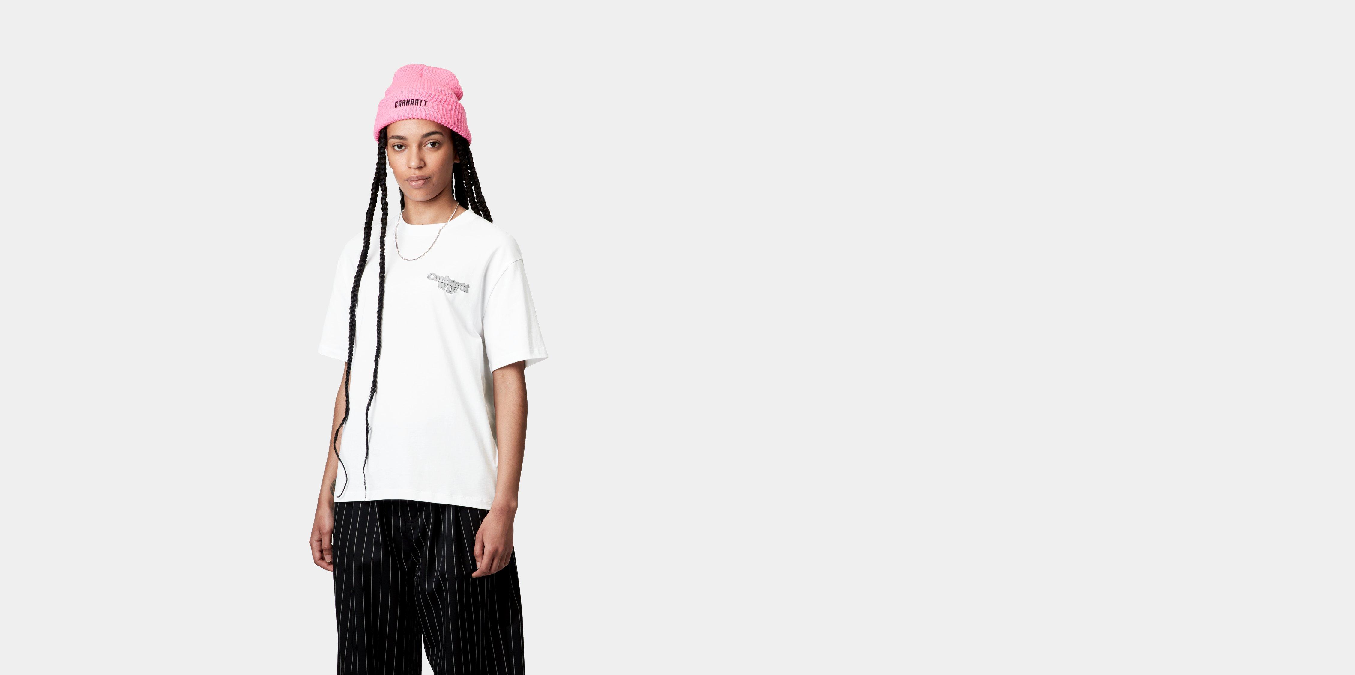 【Carhartt】L/S CHAIN LINK T-SHIRT R5641 Carhartt WIP Chain Link Long Sleeve T-Shirt | White / Silver