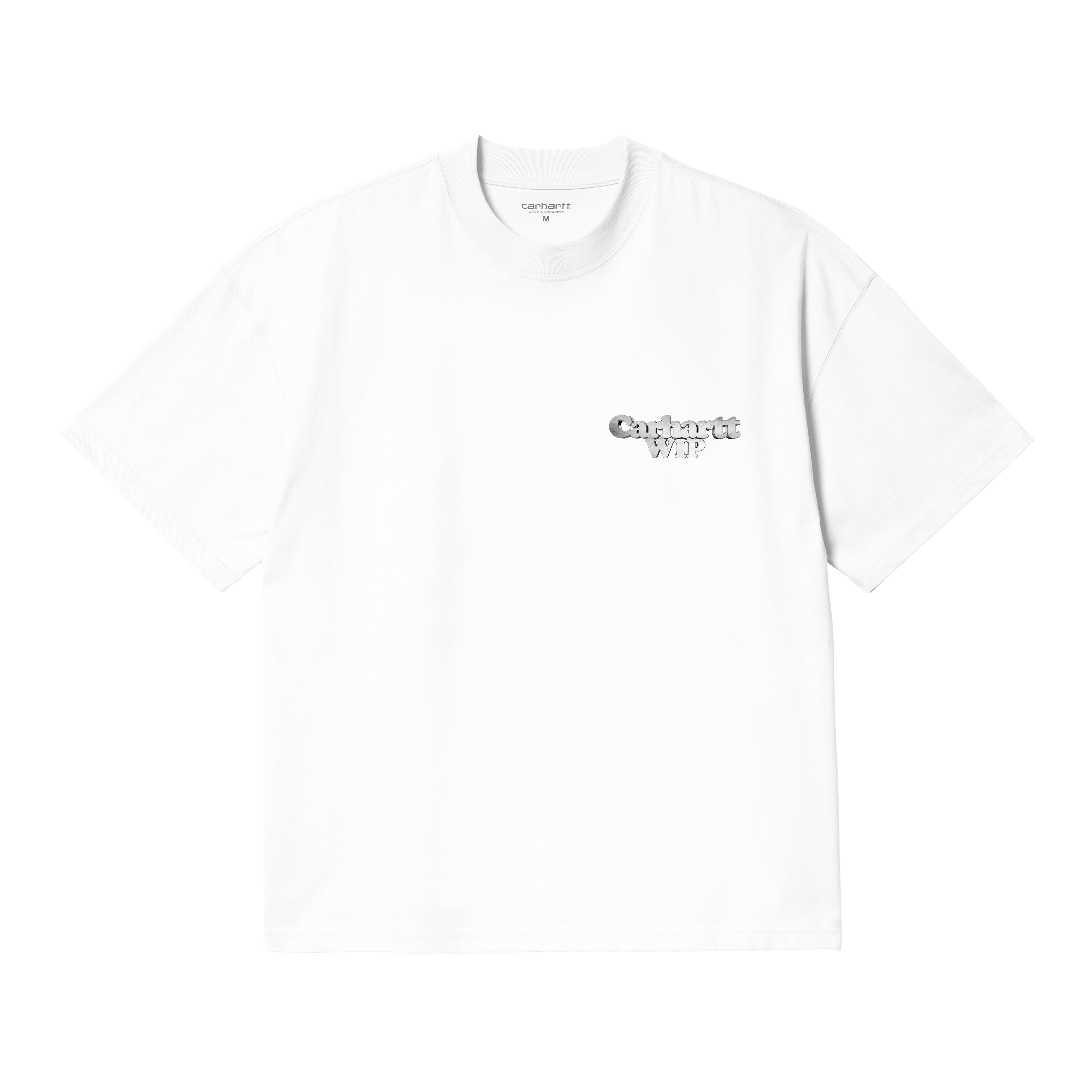 【CARHARTT】 L/S CHAIN LINK T-SHIRT ★送料・関税込★大人気★ Carhartt WIP Chain Link Long Sleeve T-Shirt | White / Silver