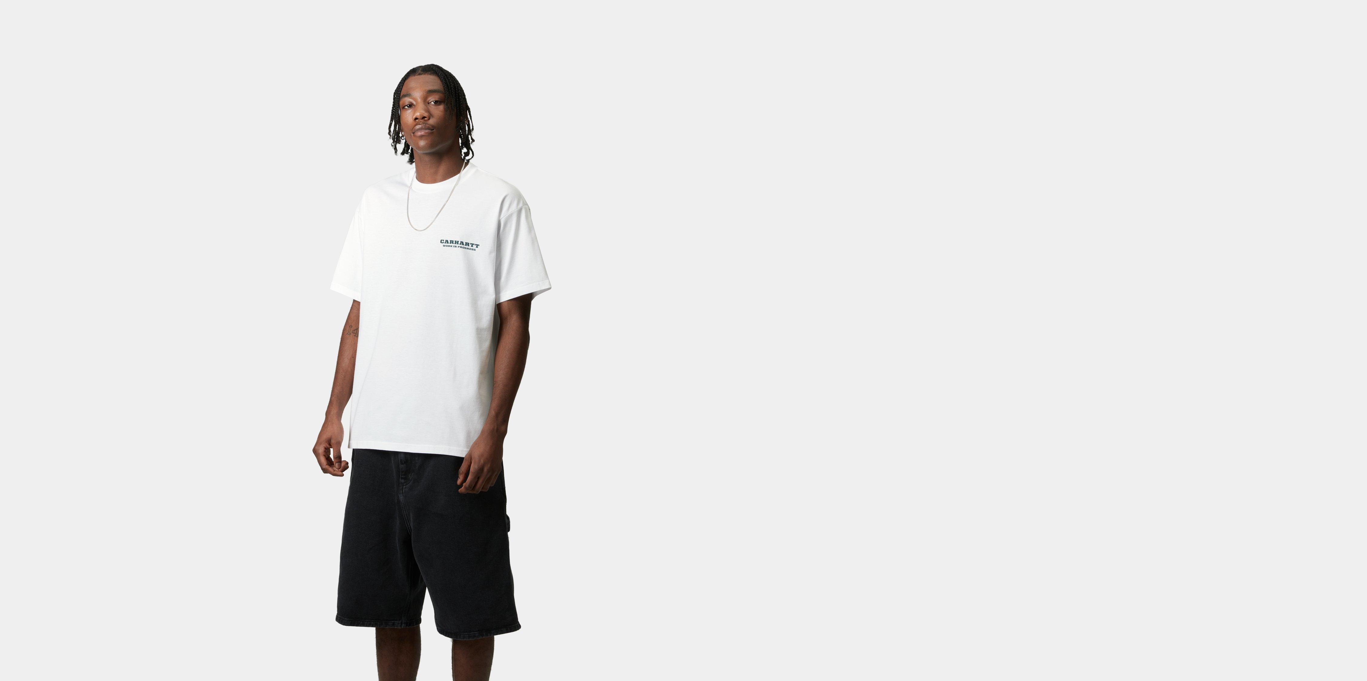 Carhartt WIP S/S Runaway T-Shirt White / Malachite | S | Men