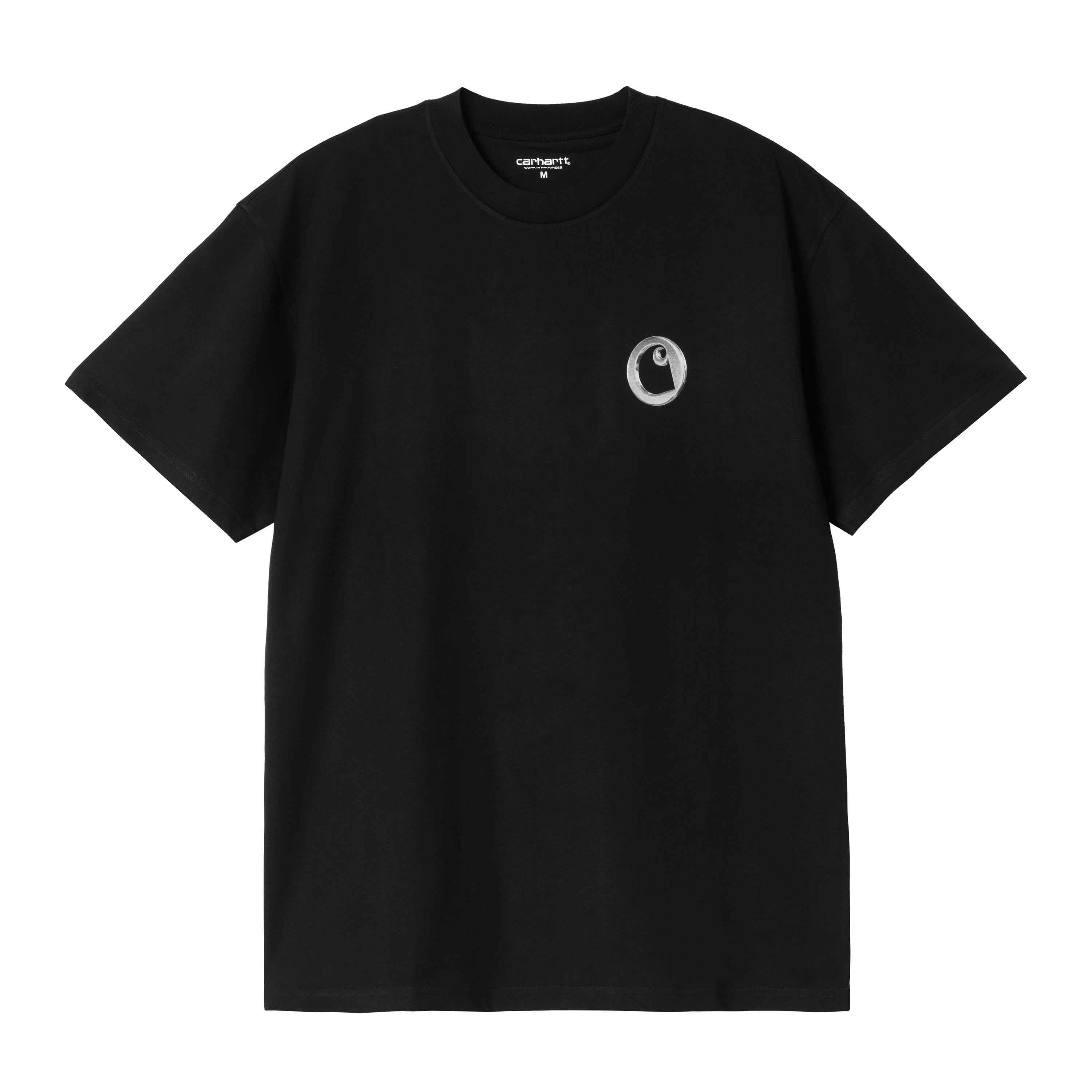 Carhartt WIP S/S Linked Charms T-Shirt, Black / Silver