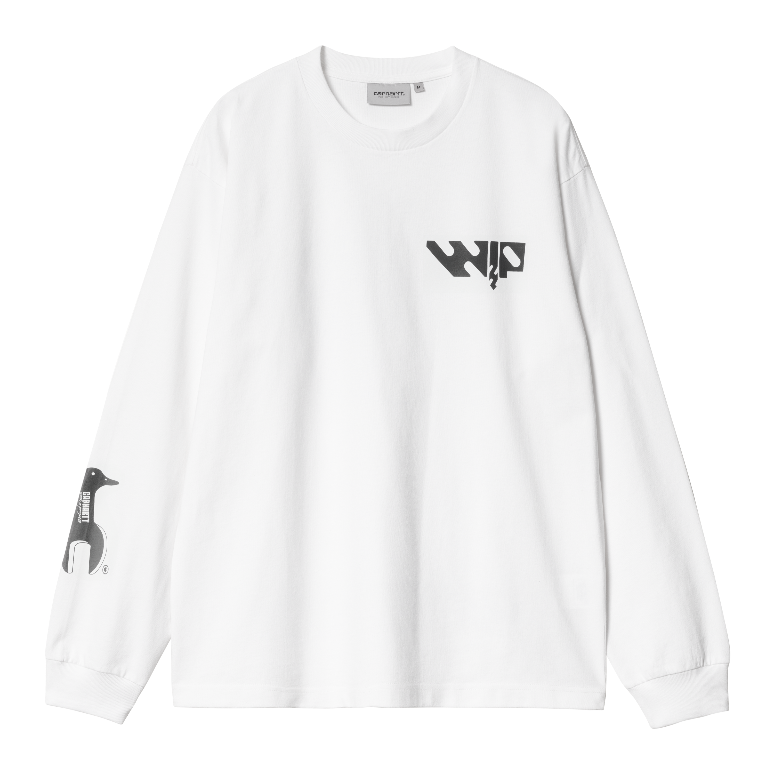 Carhartt WIP Long Sleeve Industry T-Shirt in Weiß