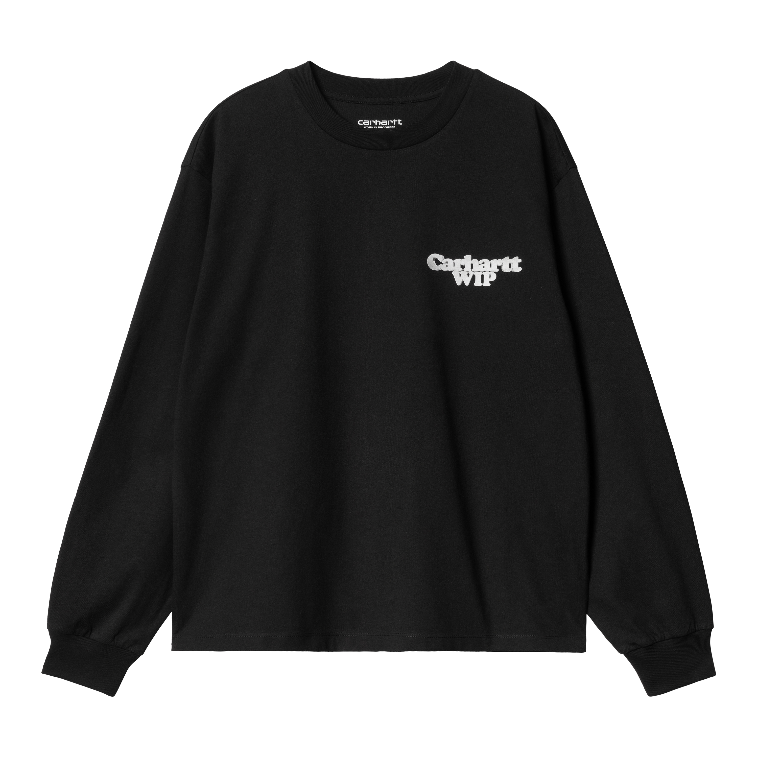 Carhartt WIP Women’s Long Sleeve Linked Charms T-Shirt in Schwarz