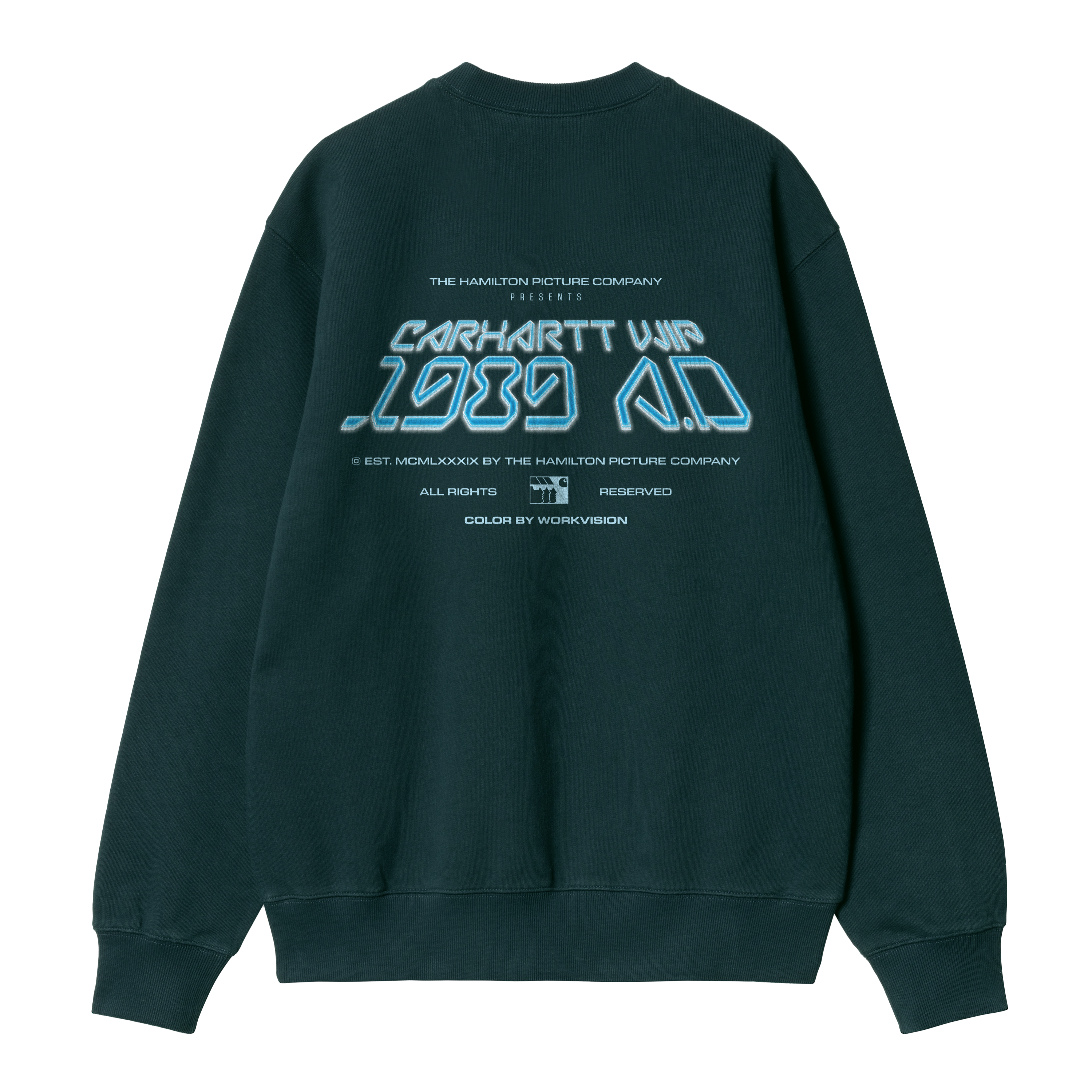 Carhartt WIP Greatest Flicks Sweat, Deep Lagoon | Official