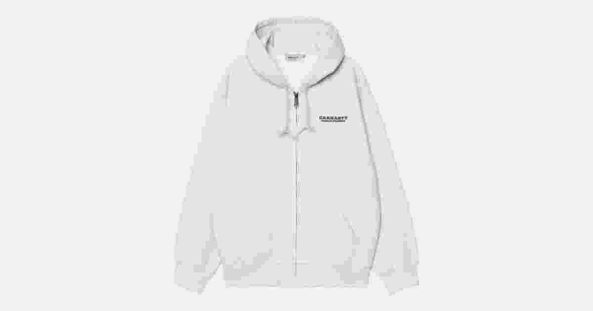 Carhartt WIP Hooded Runaway Sweat Jacket, Ash Heather Carhartt WIP Hooded Runaway Sweat Jacket, Ash Heather