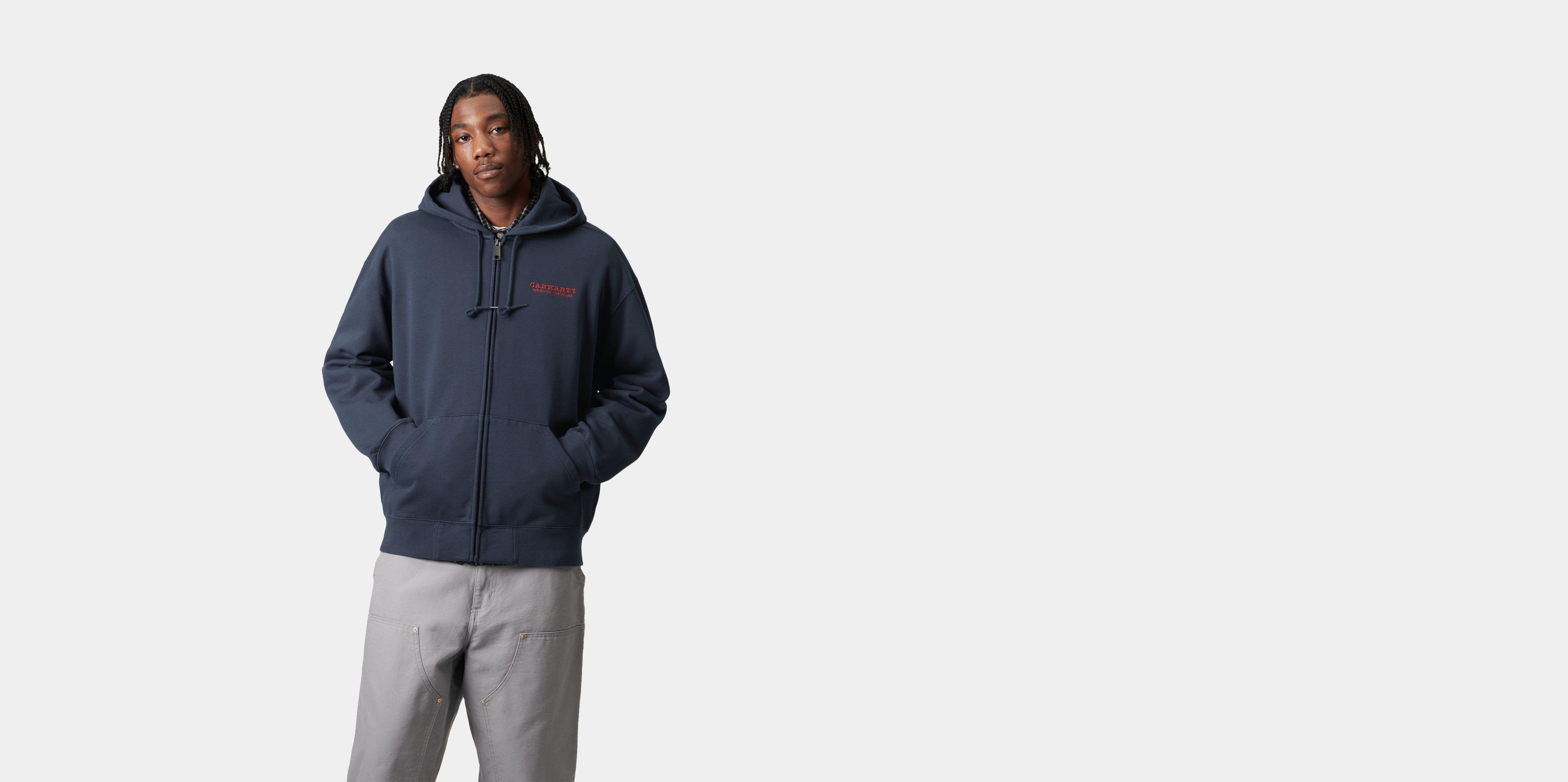 ★ドイツ発*carhartt WIP*新作*Madison ZIPフーディ/GREY★ ☆ドイツ発*carhartt WIP*新作*Madison ZIPフーディ/GREY