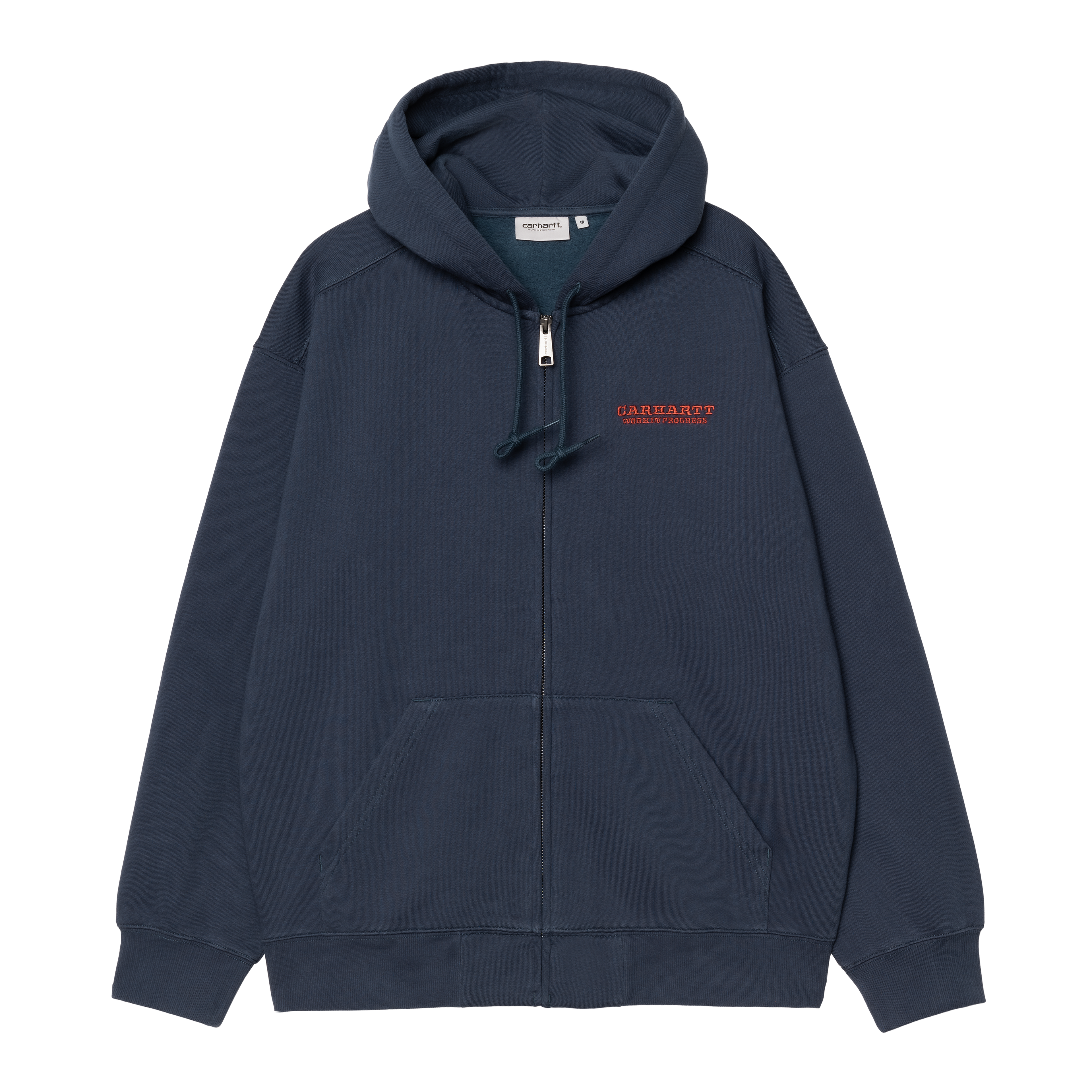 【CARHARTT WIP】HOODED SWEAT JACKET ブルー Carhartt WIP Hooded WIP Sweat Jacket, Dusky Blue | Official