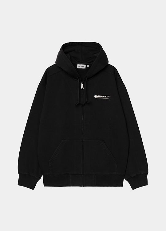 Carhartt WIP Hooded Chase Jacket, Black / Gold | Official Carhartt WIP Hooded Chase Jacket, Black / Gold | Official
