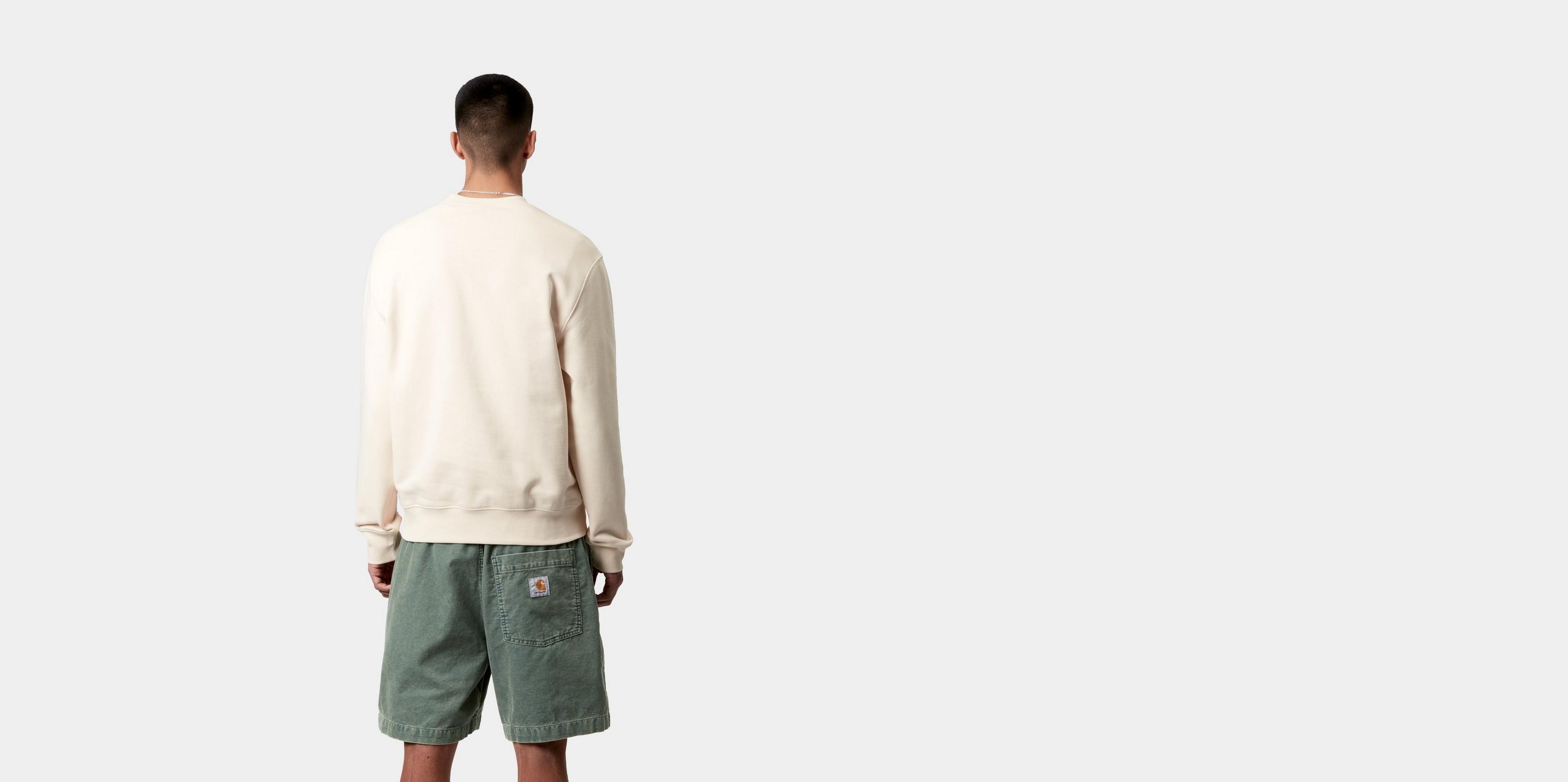 スウェット・トレーナー CARHARTT WIP Cream Cotton Rivet Script Sweat Carhartt Wip Cotton script sweat rivet | The Fashion Square