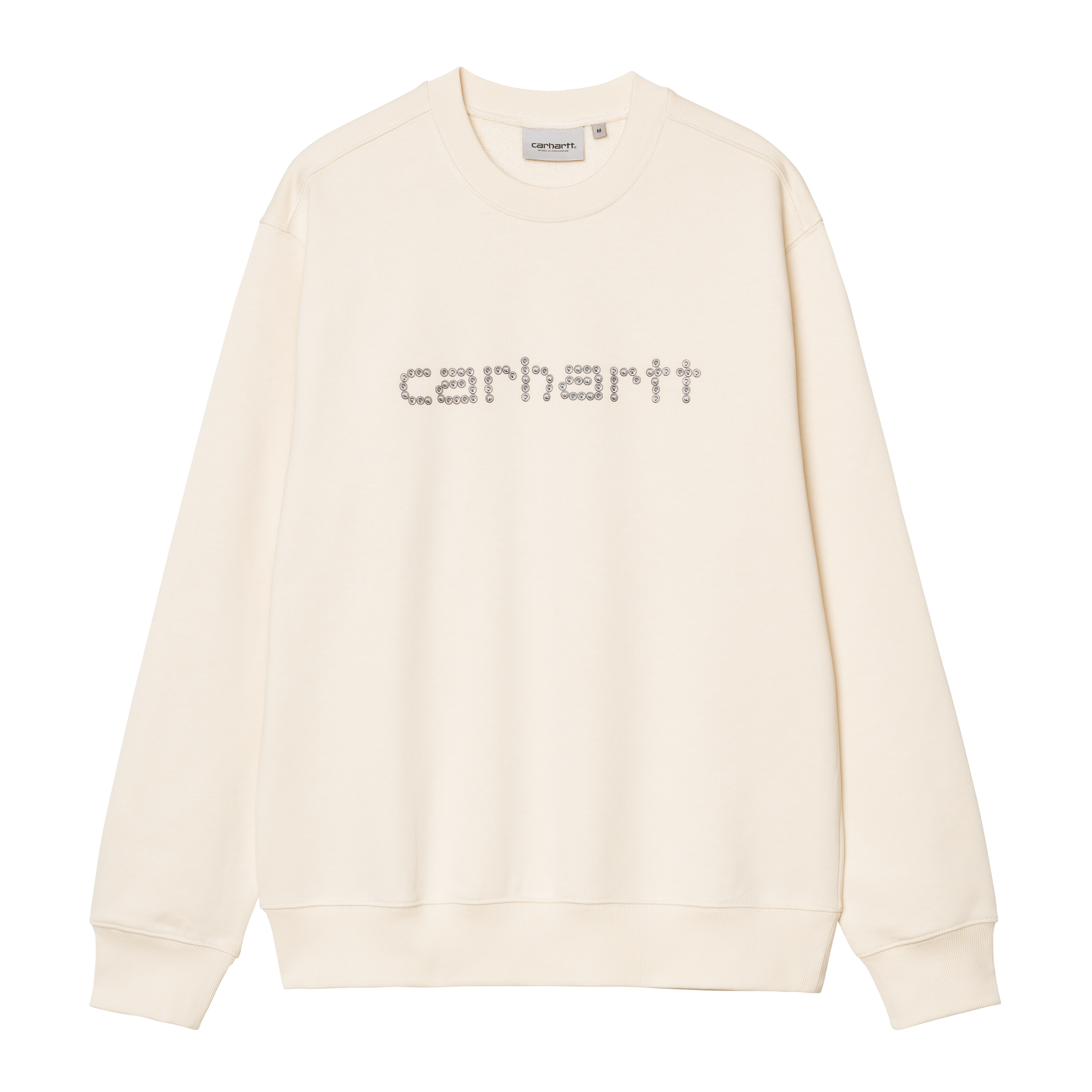スウェット・トレーナー CARHARTT WIP Cream Cotton Rivet Script Sweat リベットスクリプトスウェット