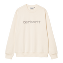 スウェット・トレーナー CARHARTT WIP Cream Cotton Rivet Script Sweat Carhartt WIP Rivet Script Sweat, Natural | Official Online Store