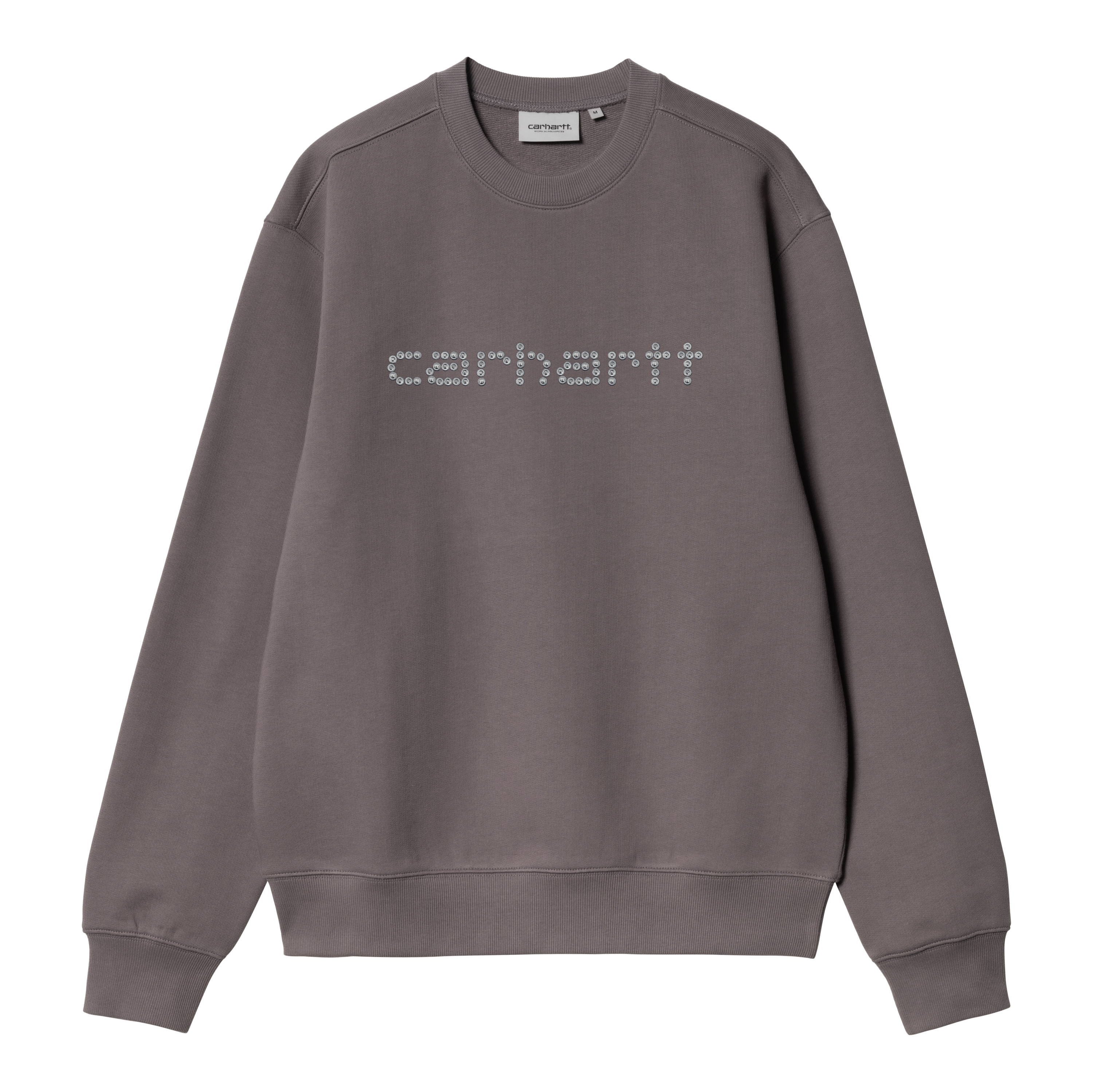 Carhartt WIP Rivet Script Sweat in Grau