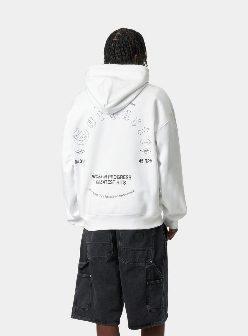 ★ドイツ発*carhartt WIP*新作*Greatest Hits フーディ/WH★ Carhartt WIP Hooded Greatest Hits Sweat, White / Black